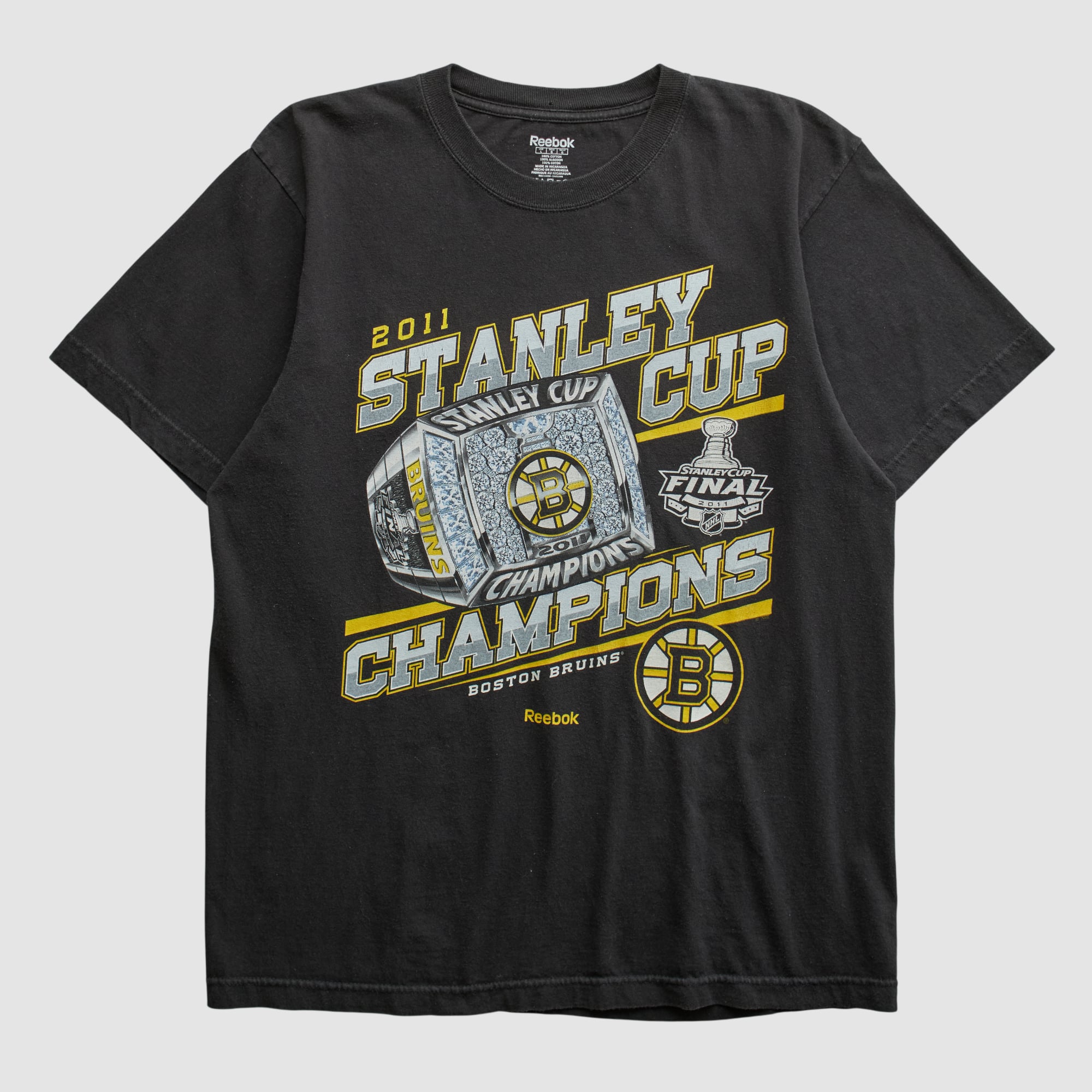Boston Bruins Reebok 2011 T-shirt - Black - M