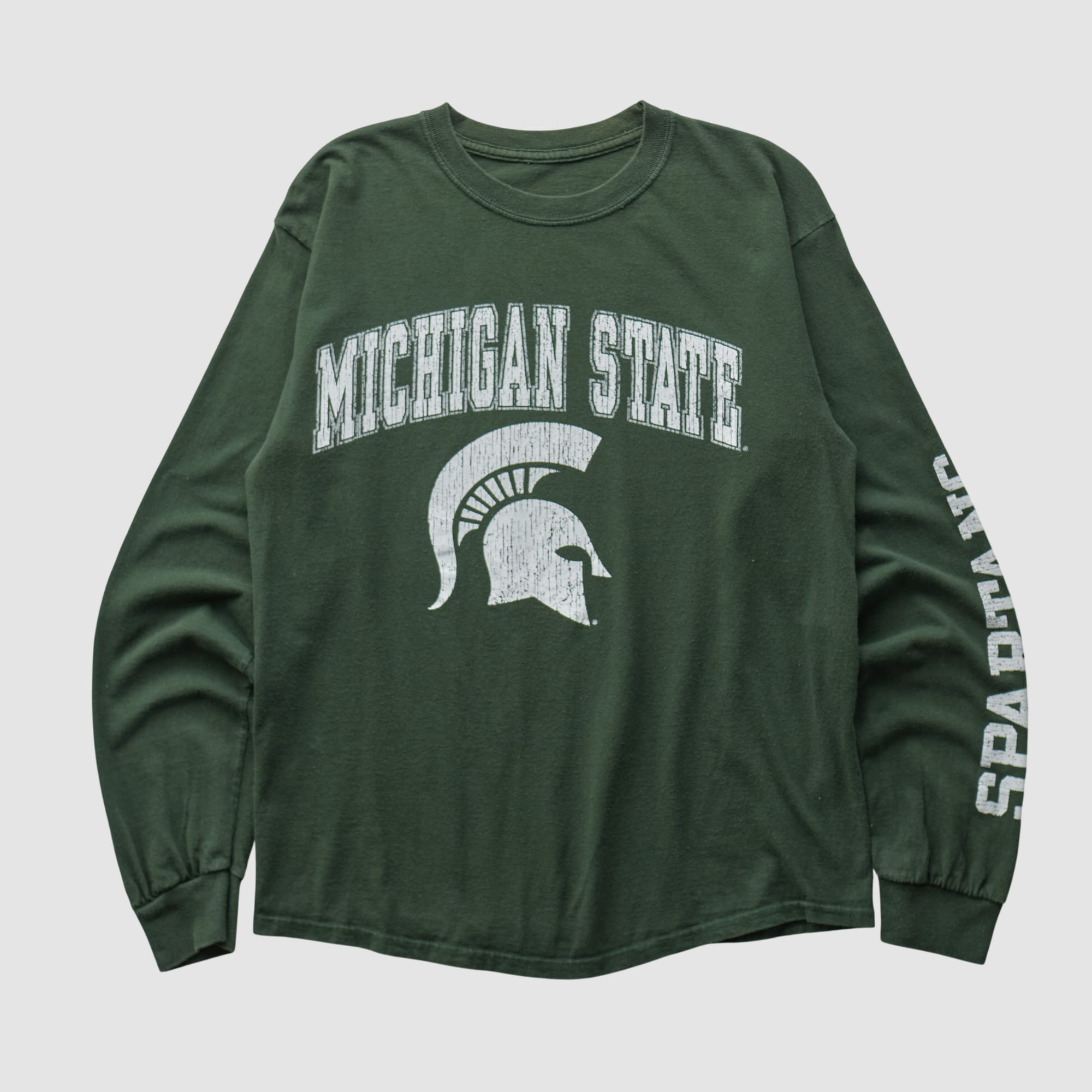 Michigan State Spartans 2000s Long Sleeve T-shirt - Green - S