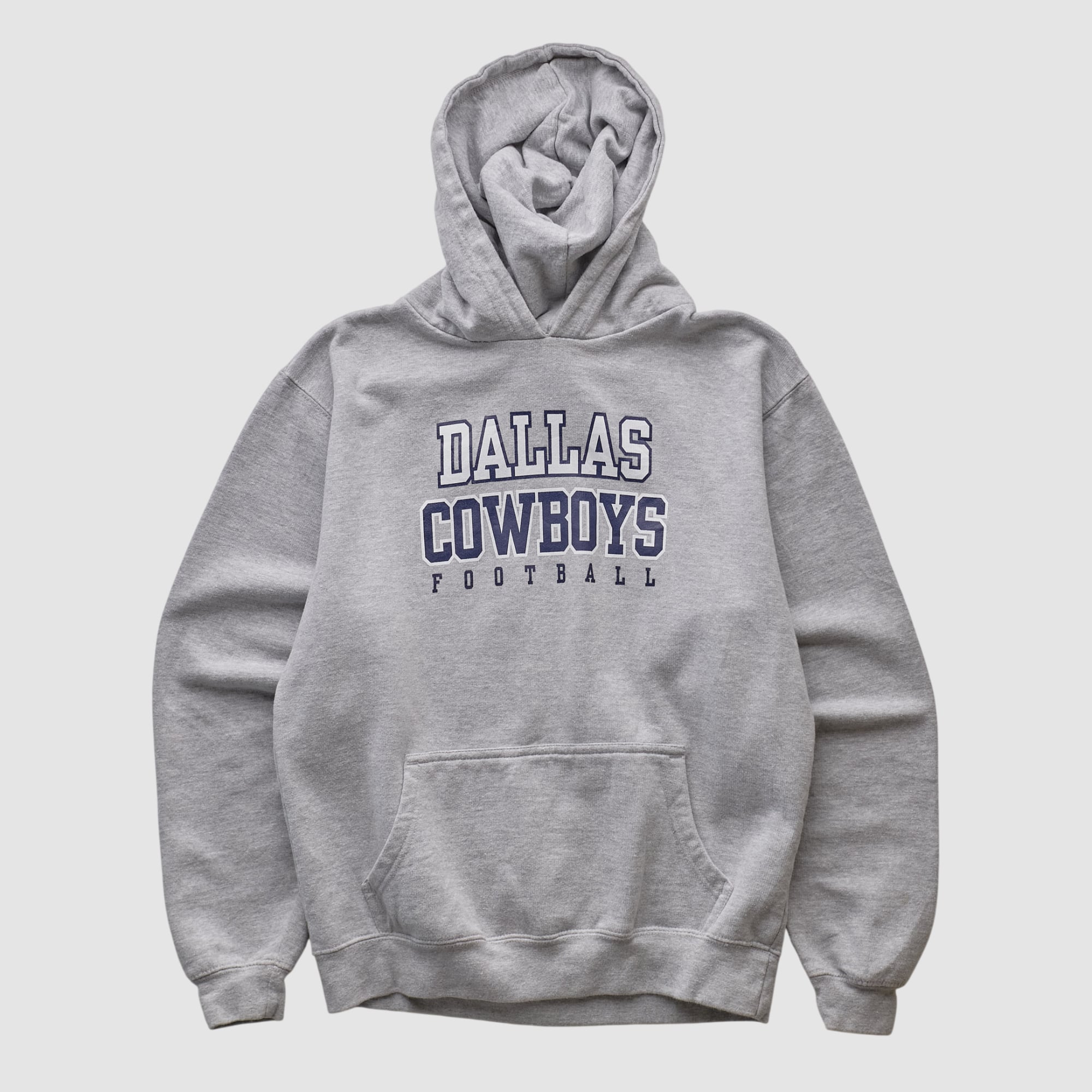 Dallas Cowboys Cowboys Authentic Apparel 2010s Hooded Pullover Sweatshirt - Heather Gray - XXS