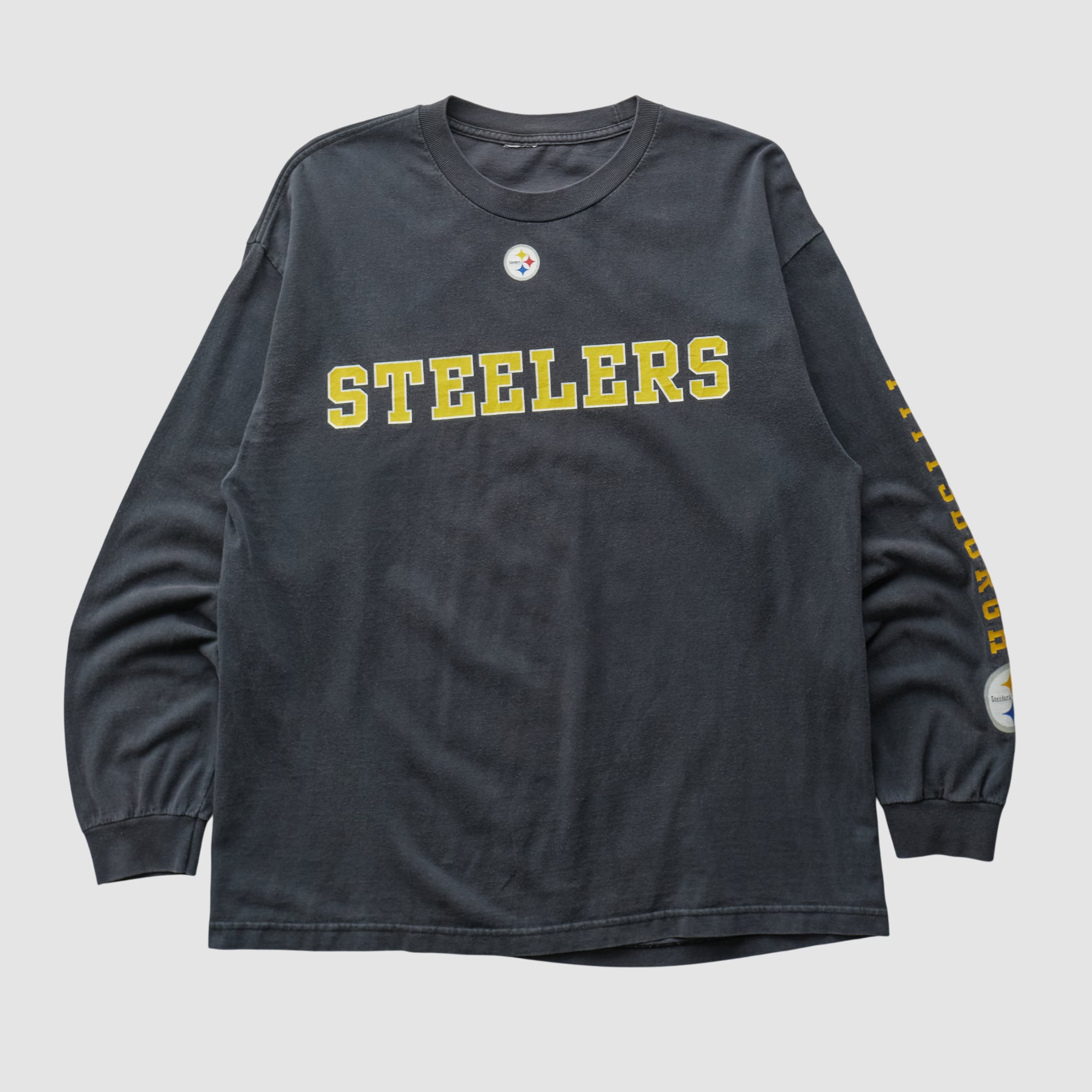 Pittsburgh Steelers 2000s Long Sleeve T-shirt - Black - L