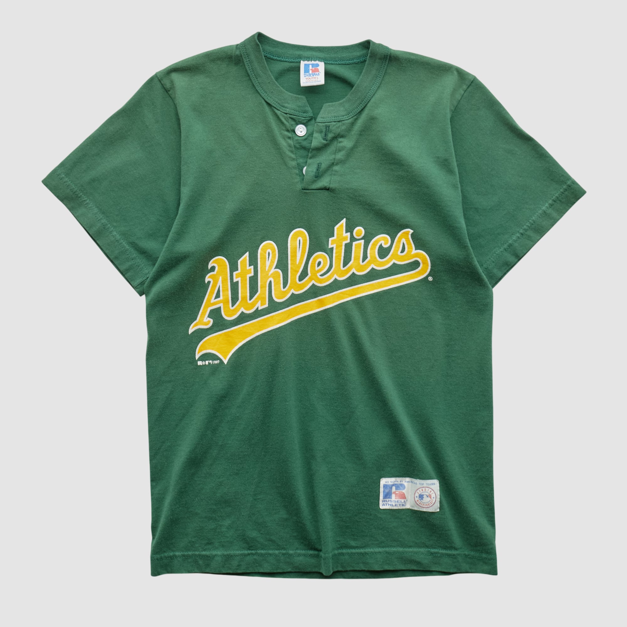 Oakland Athletics Russell 1997 T-shirt - Green - Yth L