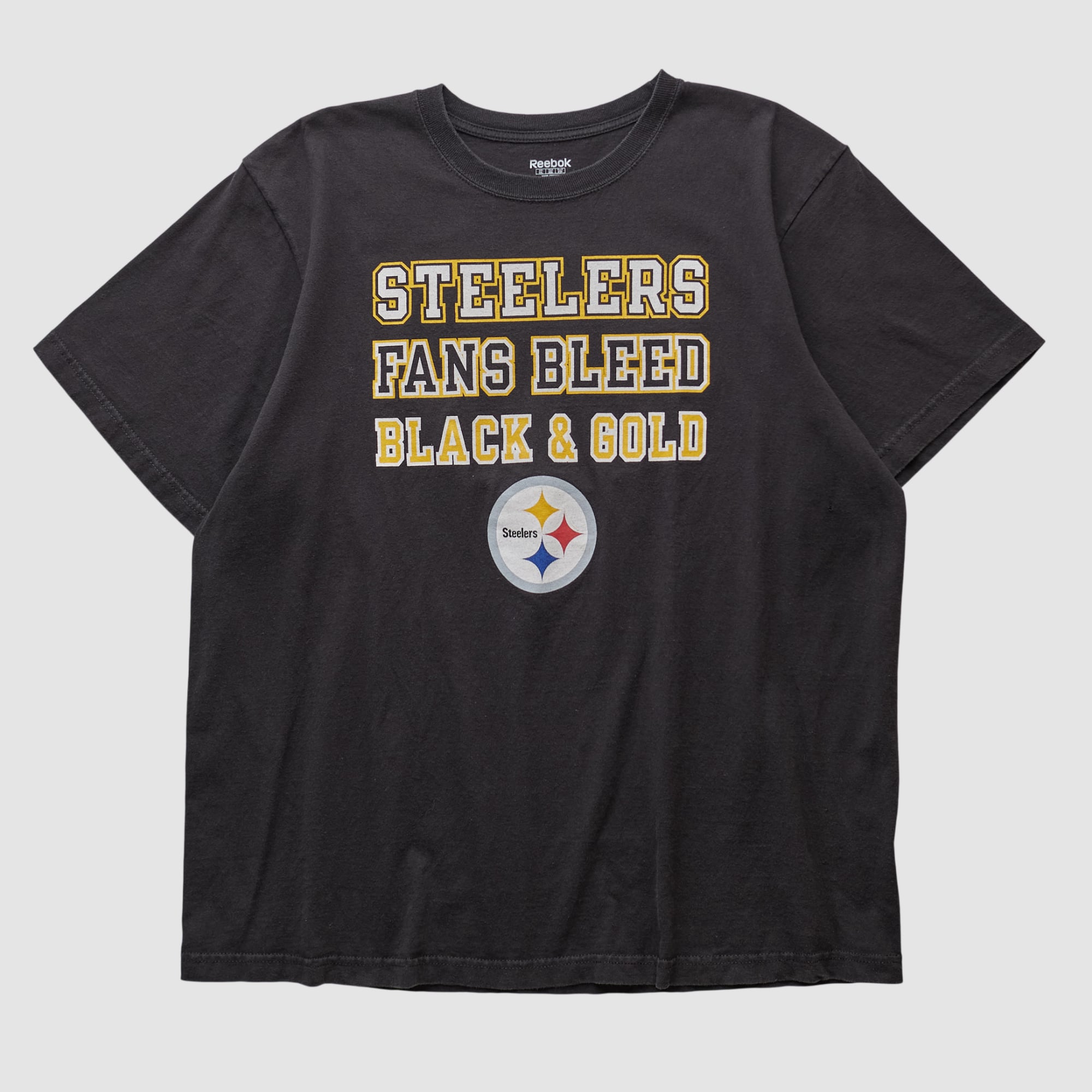 Pittsburgh Steelers Reebok 2000s T-shirt - Black - L