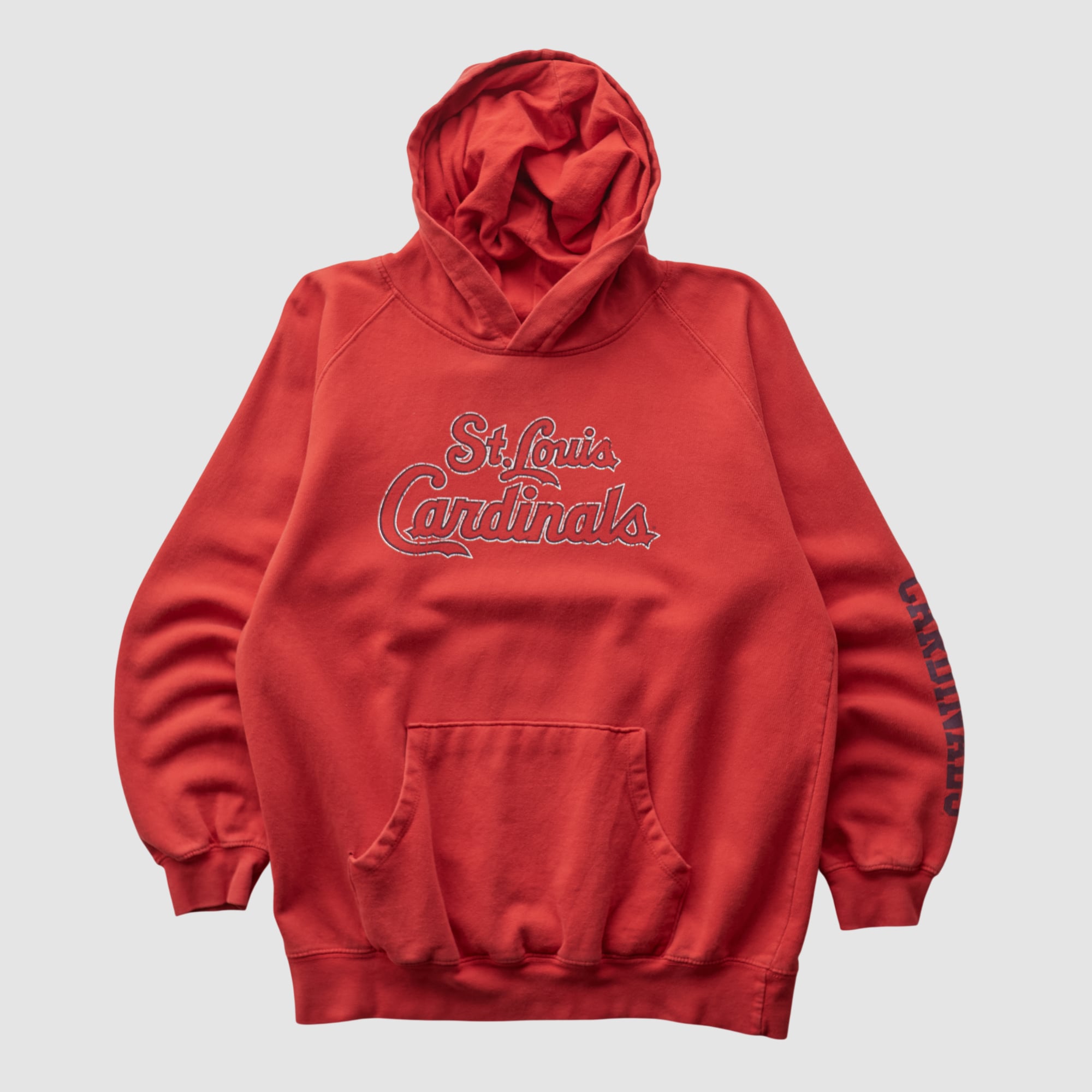 St. Louis Cardinals 2000s Hooded Pullover Sweatshirt - Red - S