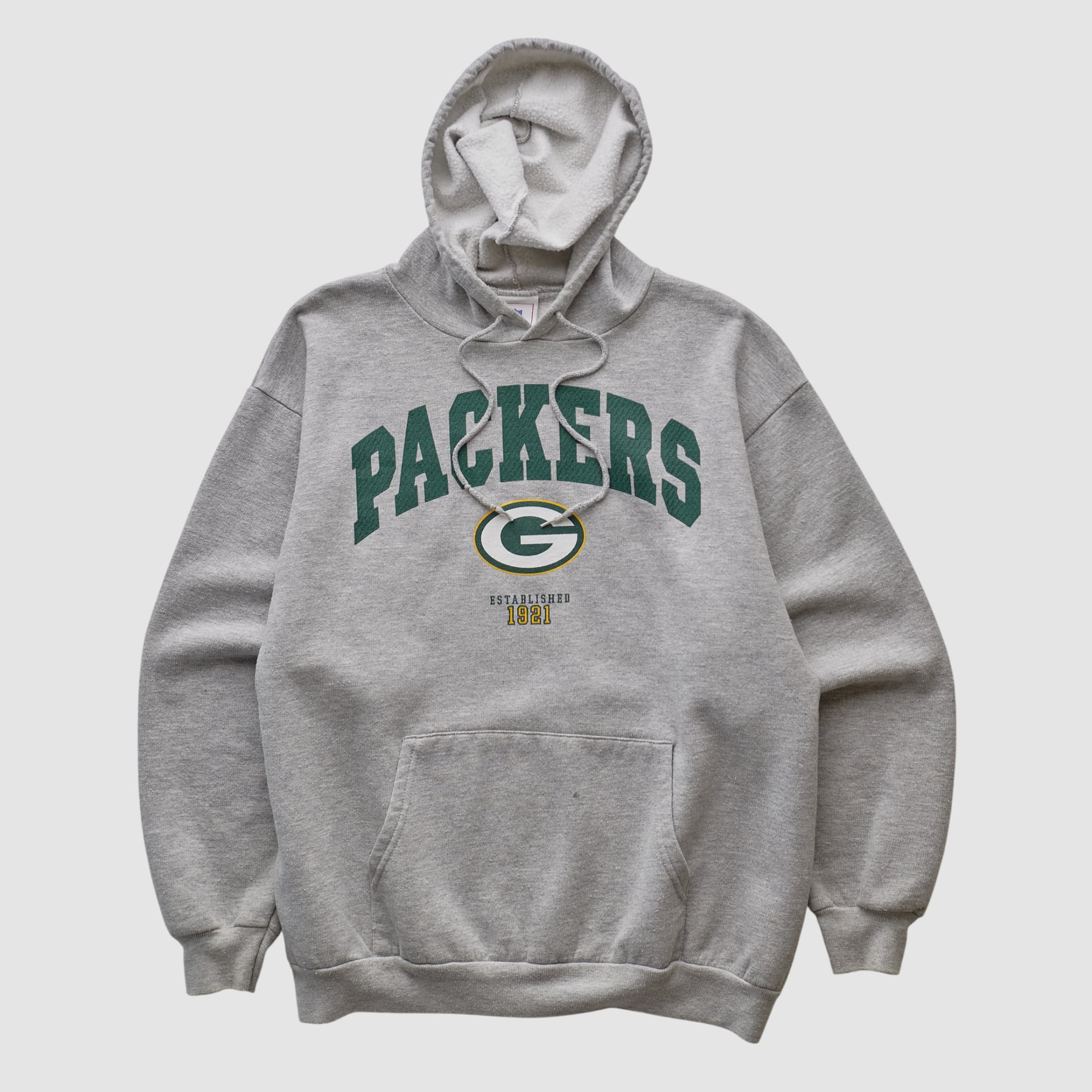 Green Bay Packers NFL 2000s Hooded Pullover Sweatshirt - Heather Gray - XXS