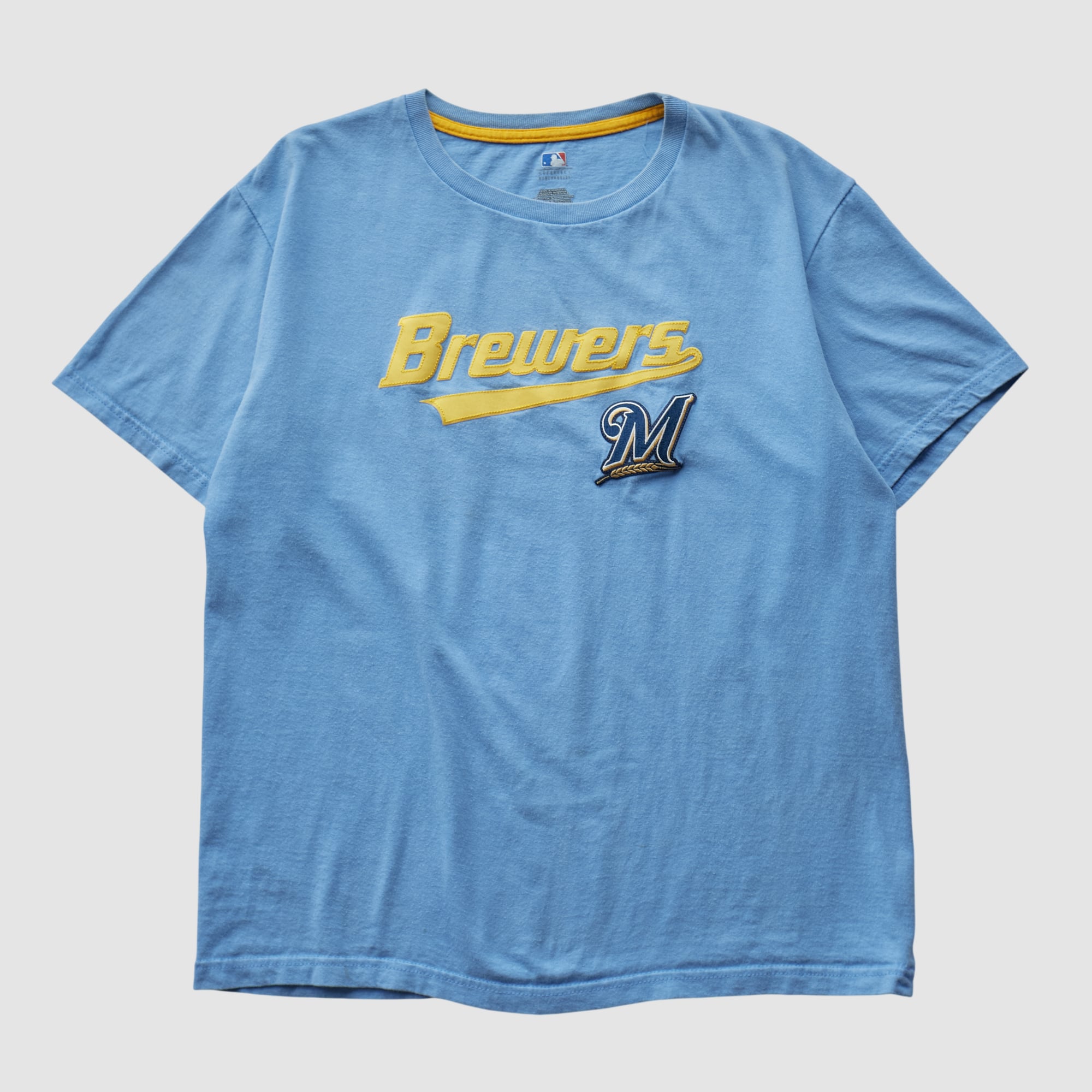 Milwaukee Brewers Genuine Merchandise 2010s T-shirt - Light Blue - S