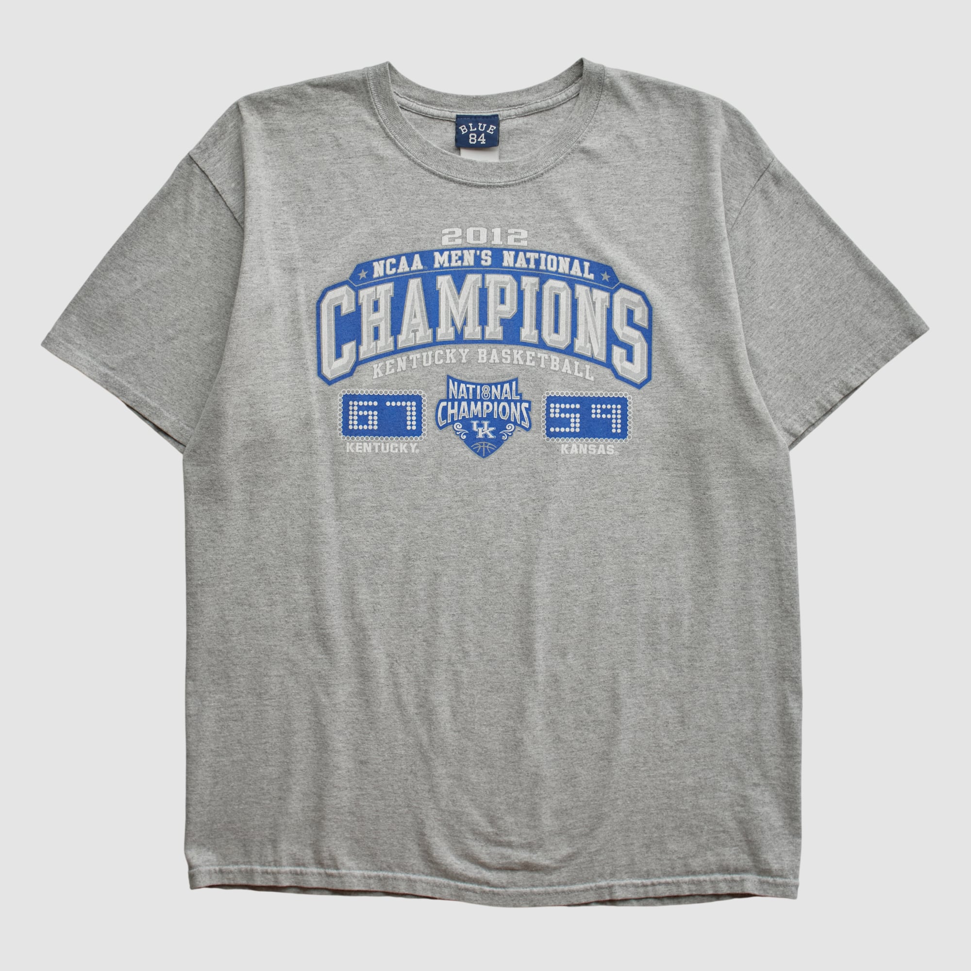Kentucky Wildcats Blue 84 2012 T-shirt - Heather Gray - S
