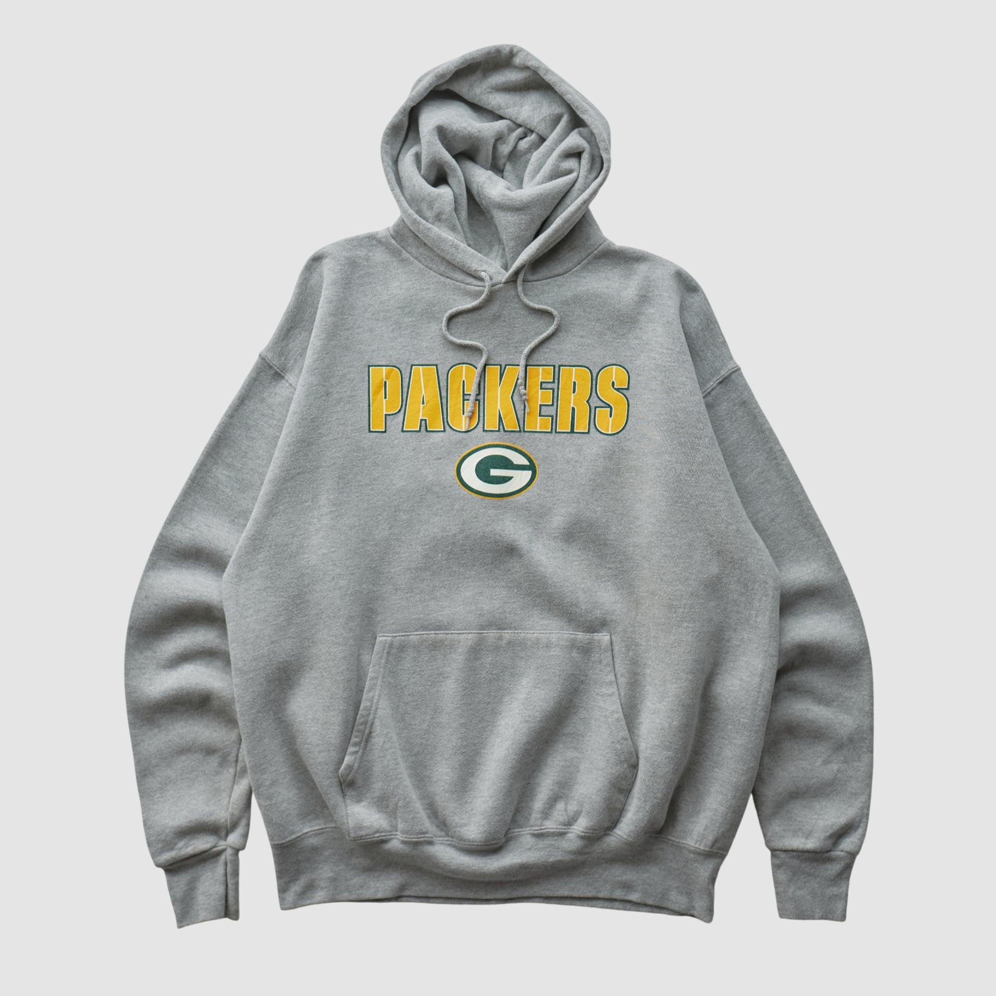Green Bay Packers NFL 2000s Hooded Pullover Sweatshirt - Heather Gray - M