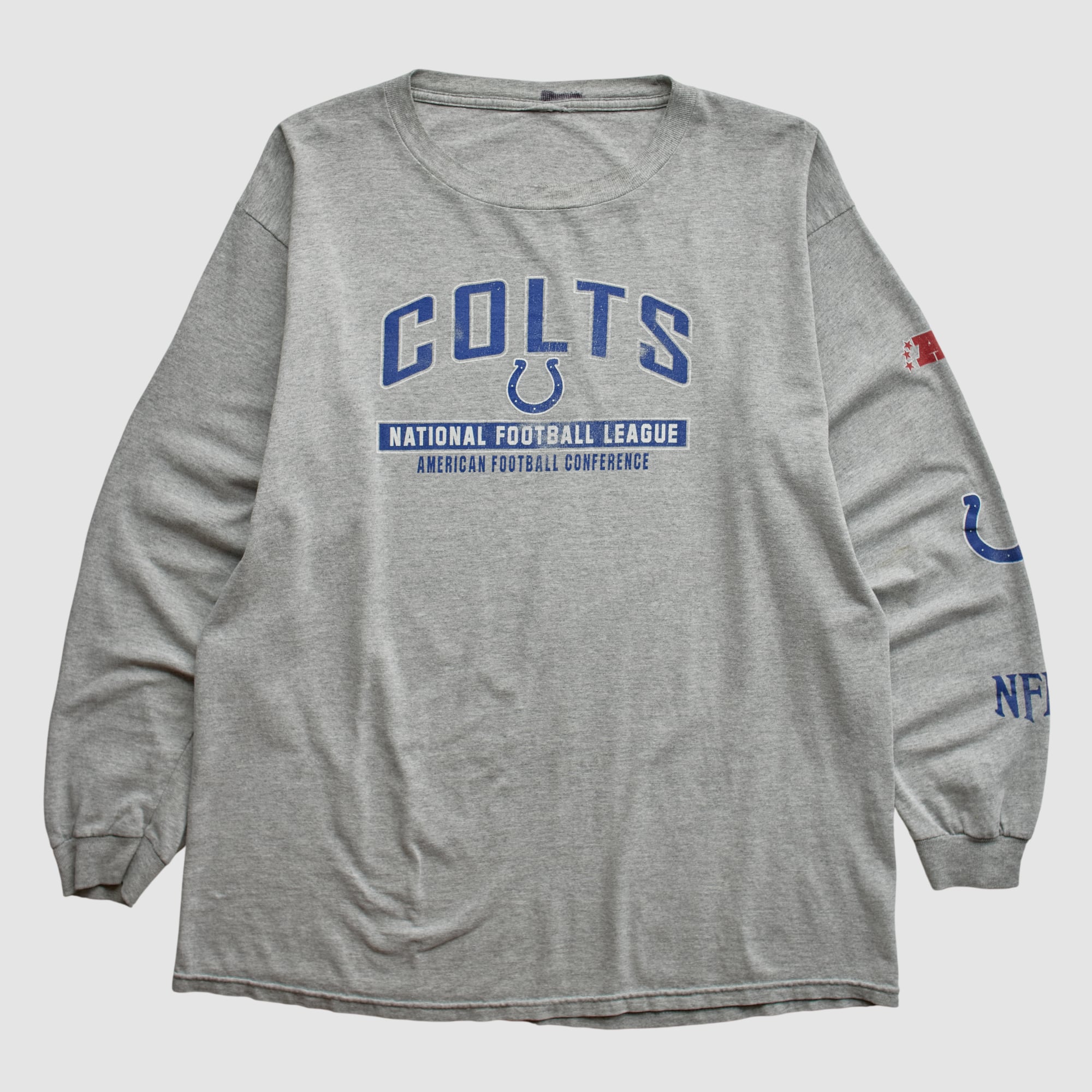 Indianapolis Colts 2010s Long Sleeve T-shirt - Heather Gray - L