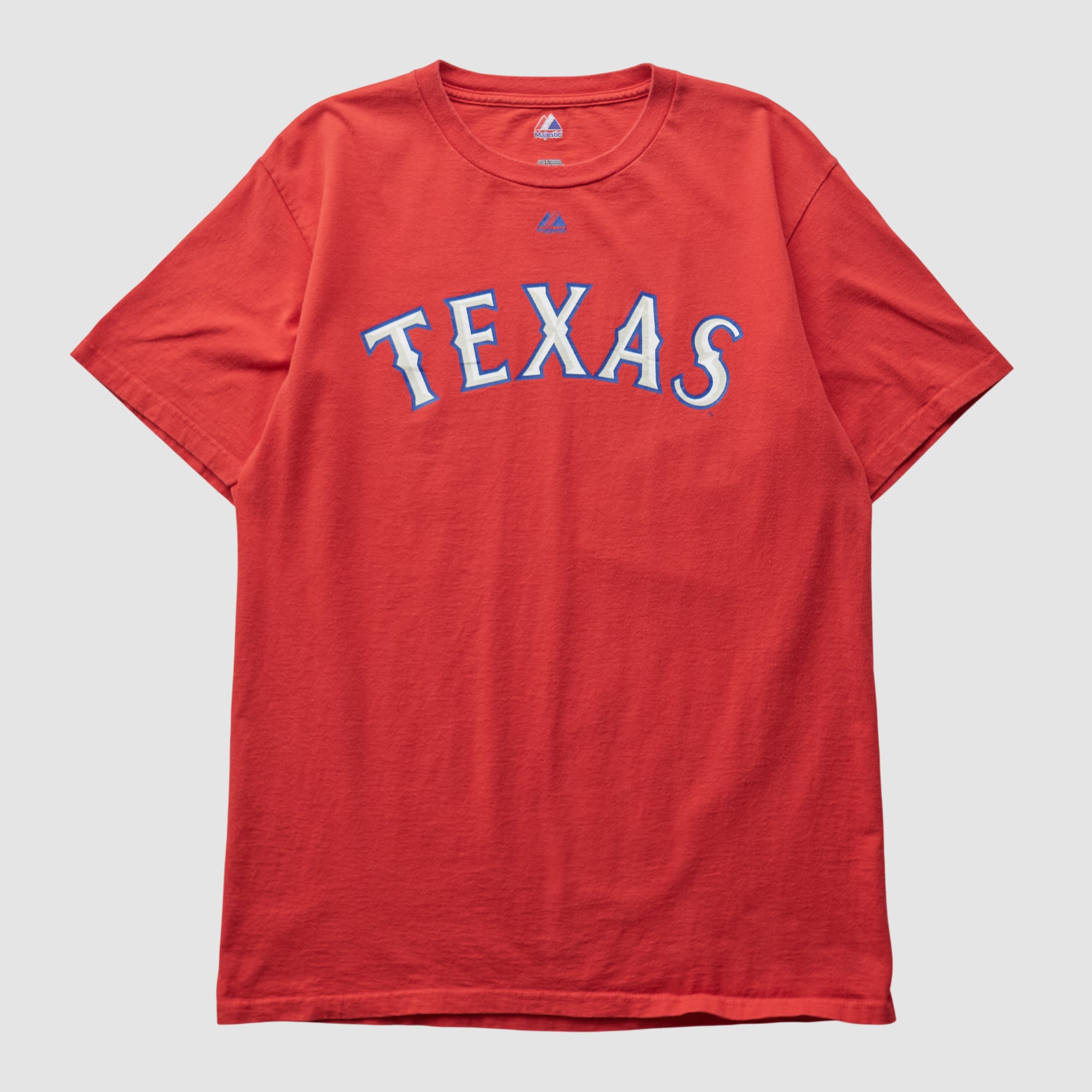 Texas Rangers Majestic 2010s T-shirt - Red - M