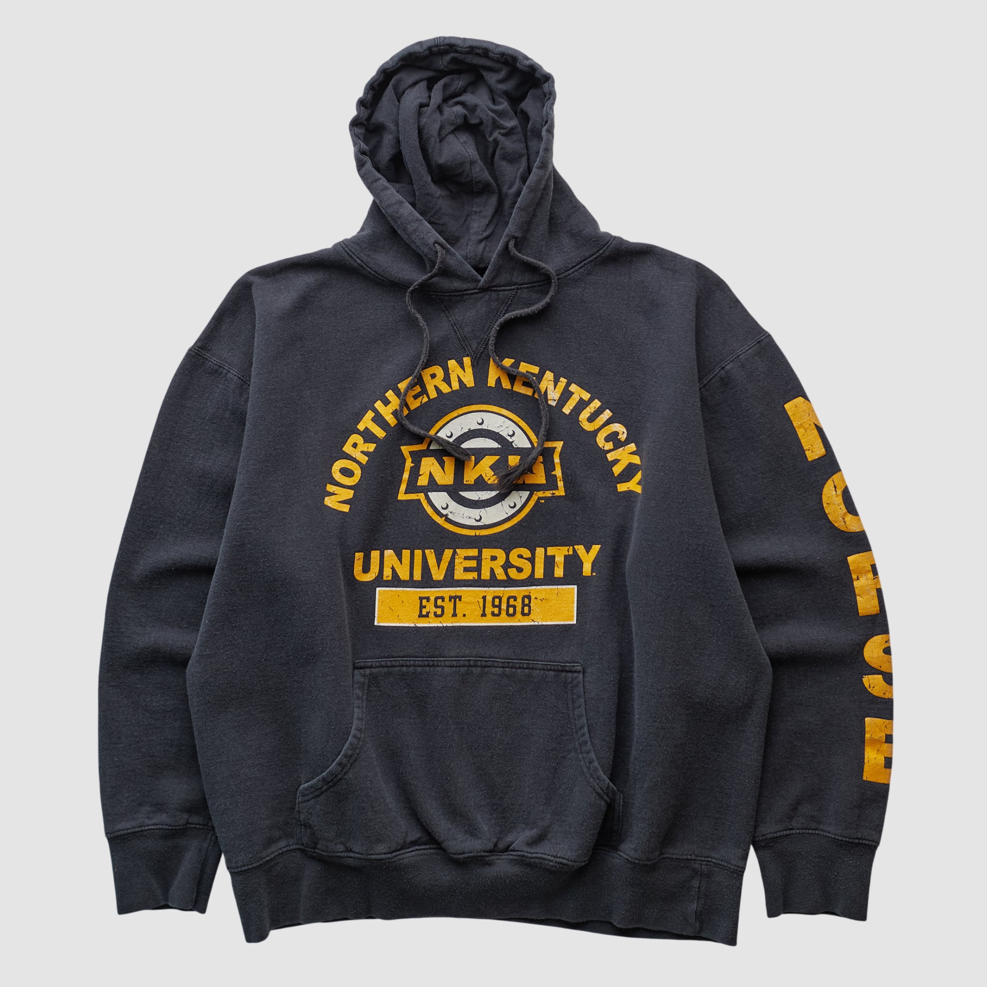 Northern Kentucky University Norse The Cotton Exchange 2010s Hooded Pullover Sweatshirt - Black - S