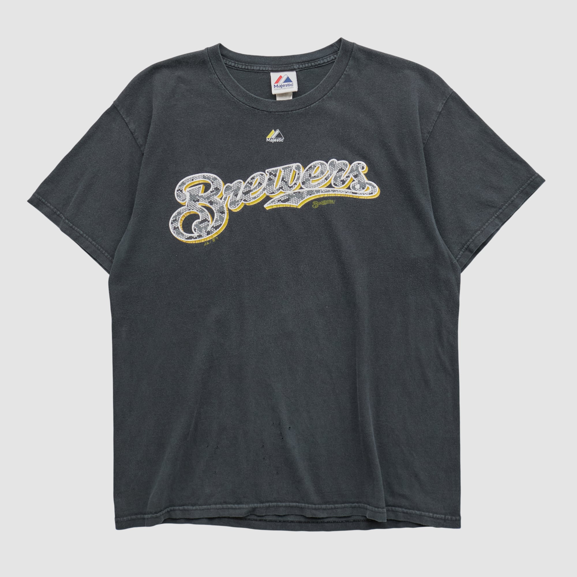 Milwaukee Brewers Majestic 2010s T-shirt - Black - S