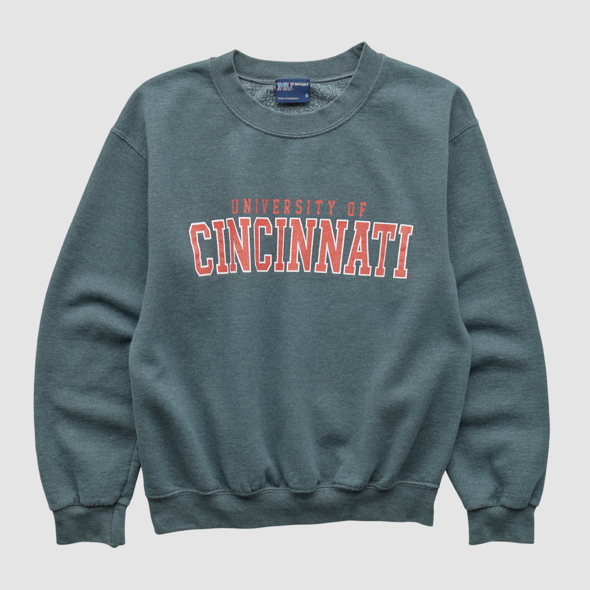 Cincinnati Bearcats MV Sport 2000s Pullover Sweatshirt - Charcoal - XXS
