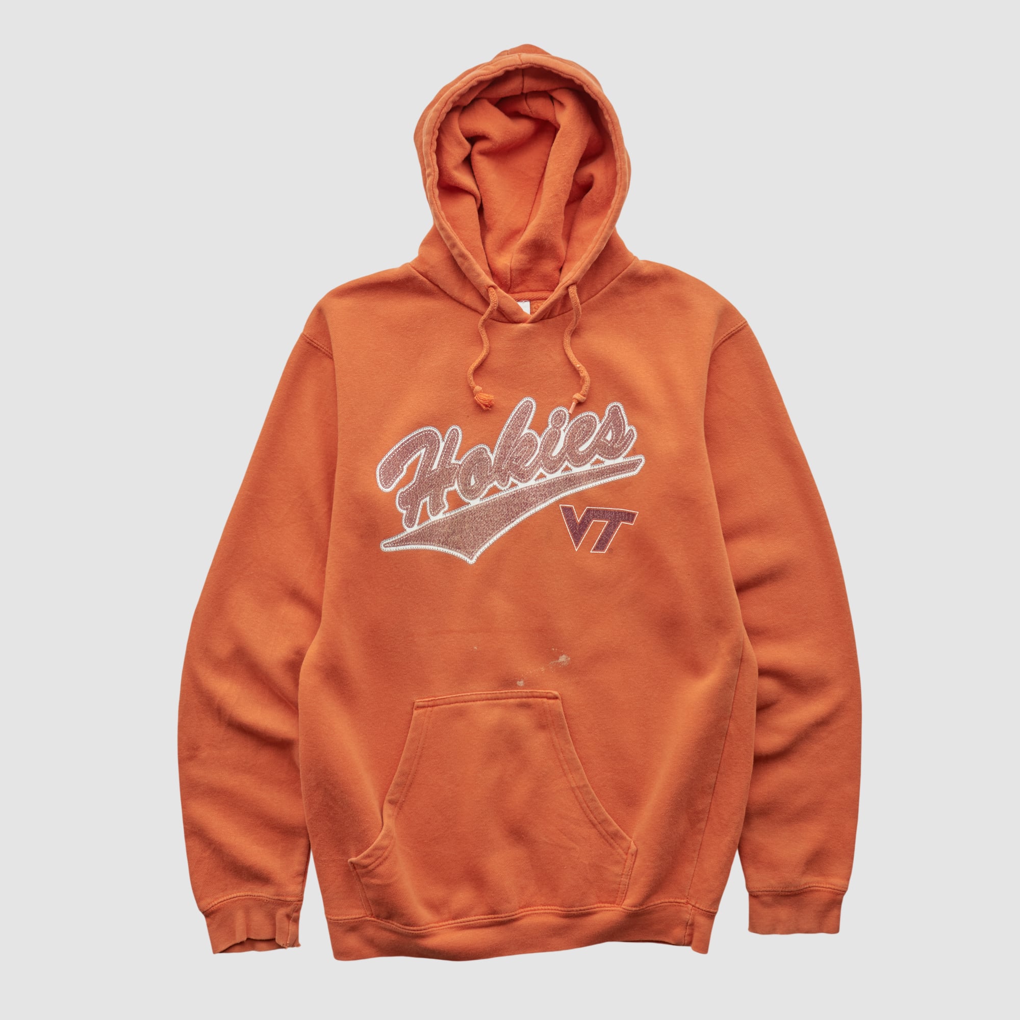 Virginia Tech Hokies NCAA 2010s Hooded Pullover Sweatshirt - Orange - XXS