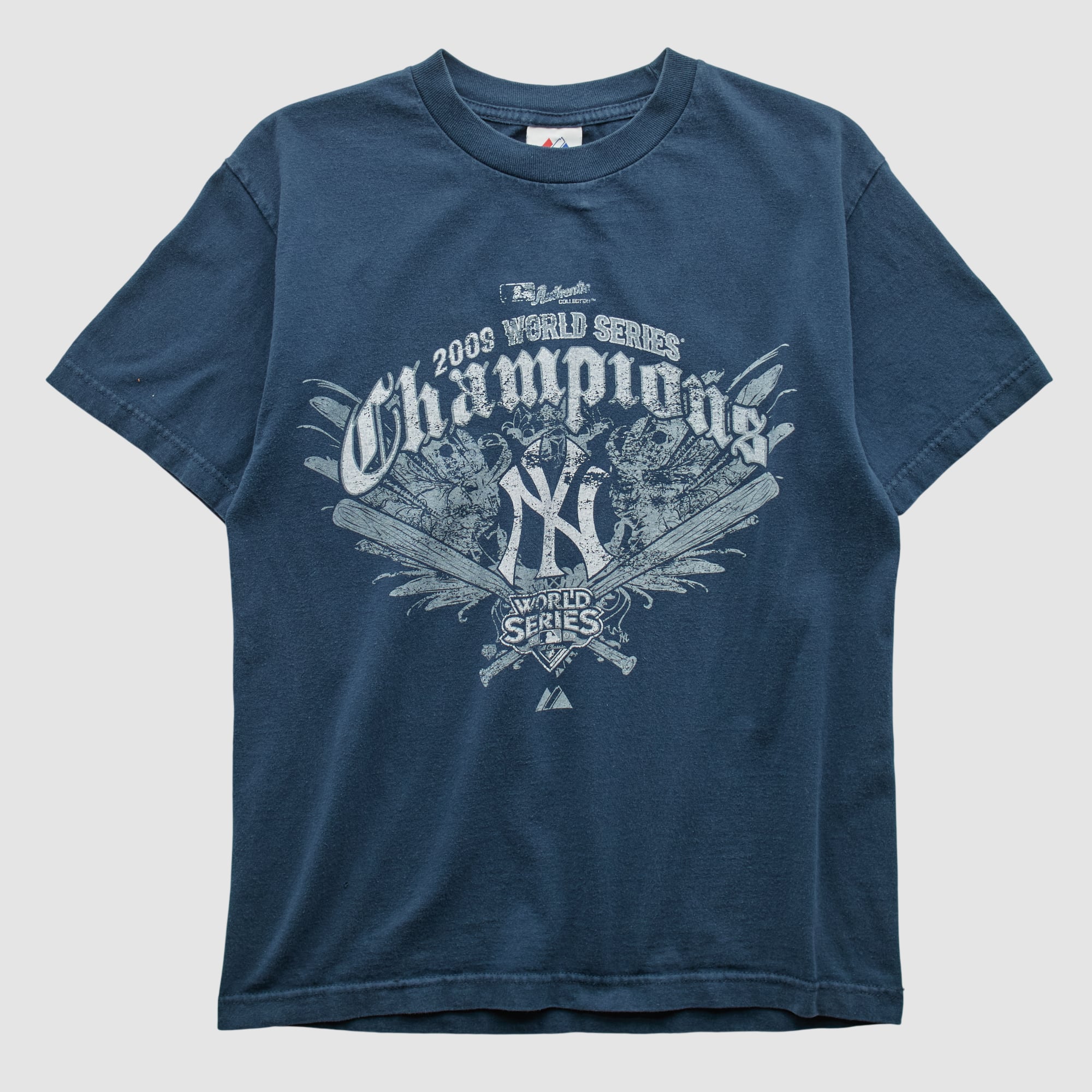 New York Yankees Majestic 2009 T-shirt - Navy - S