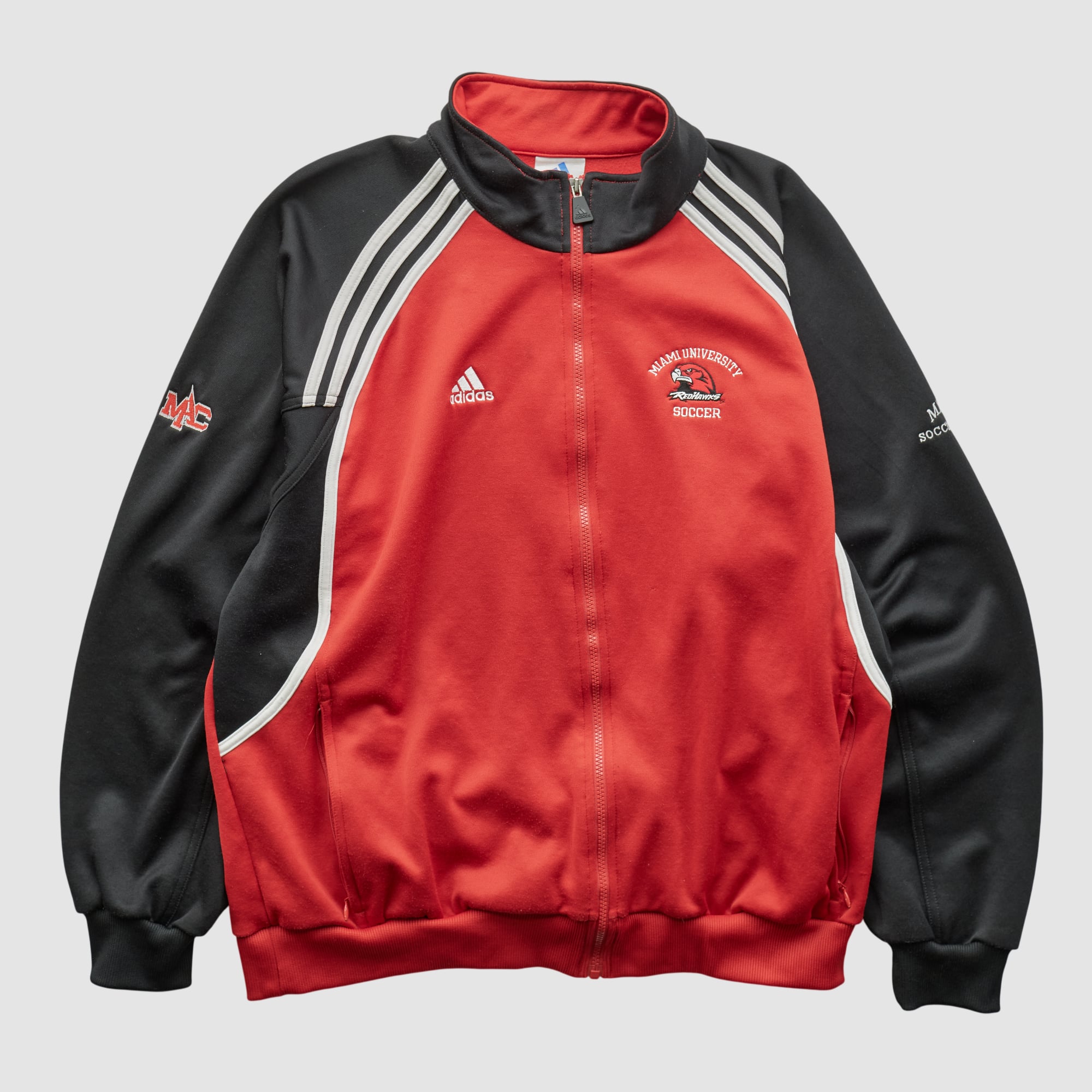 Miami University RedHawks Adidas 2000s Sweatshirt - Red - L