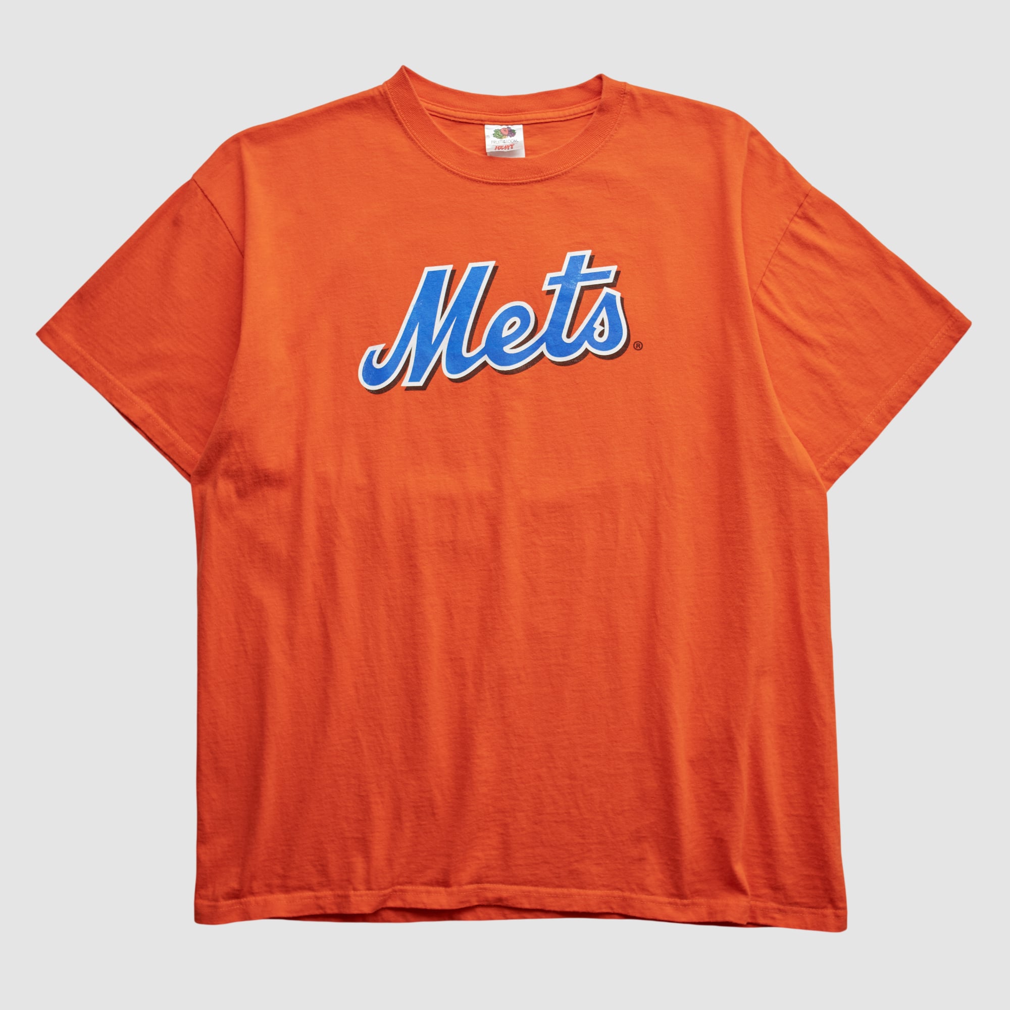 New York Mets Fruit of The Loom 2000s T-shirt - Orange - L