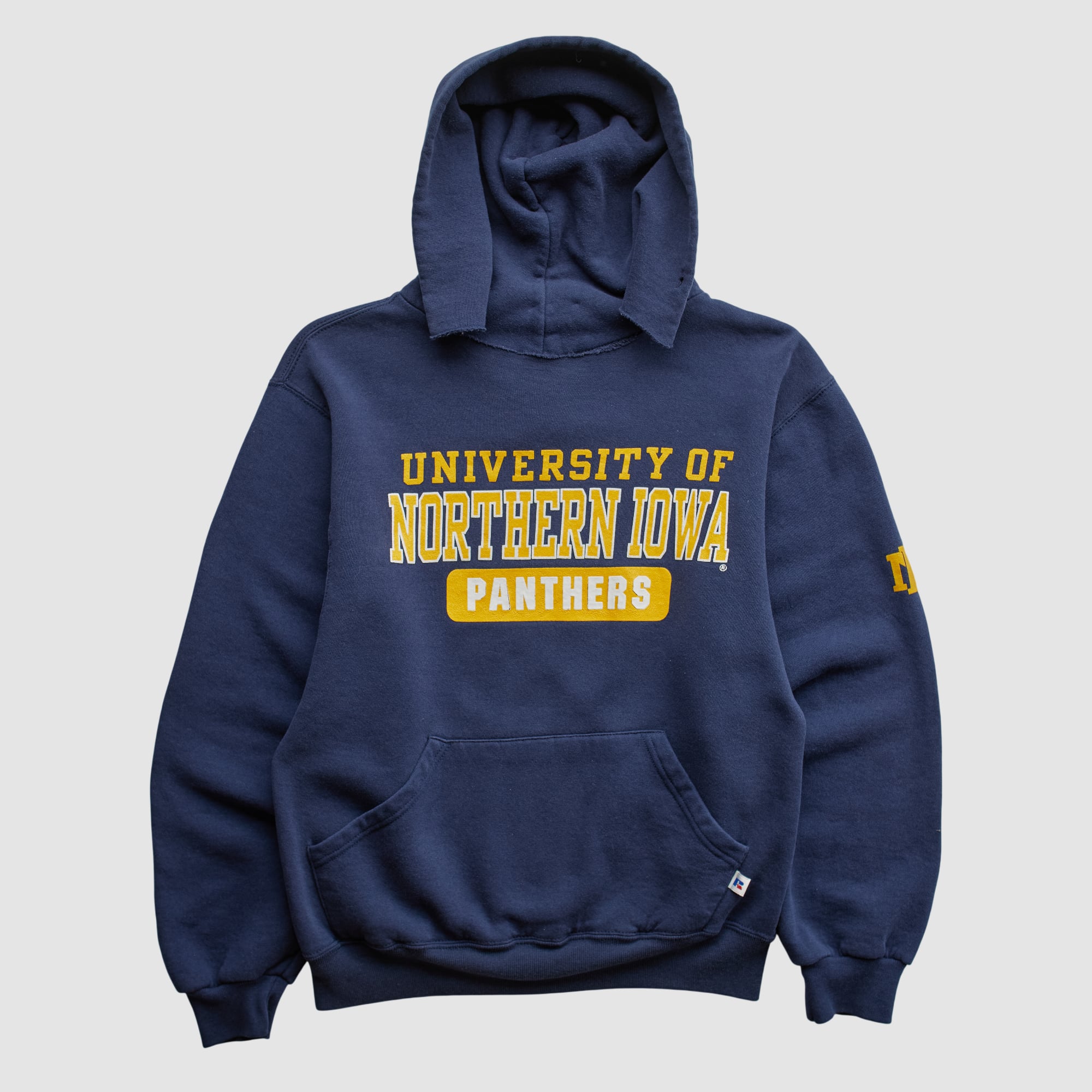 Northern Iowa Panthers Russell 2000s Hooded Pullover Sweatshirt - Navy - XXS