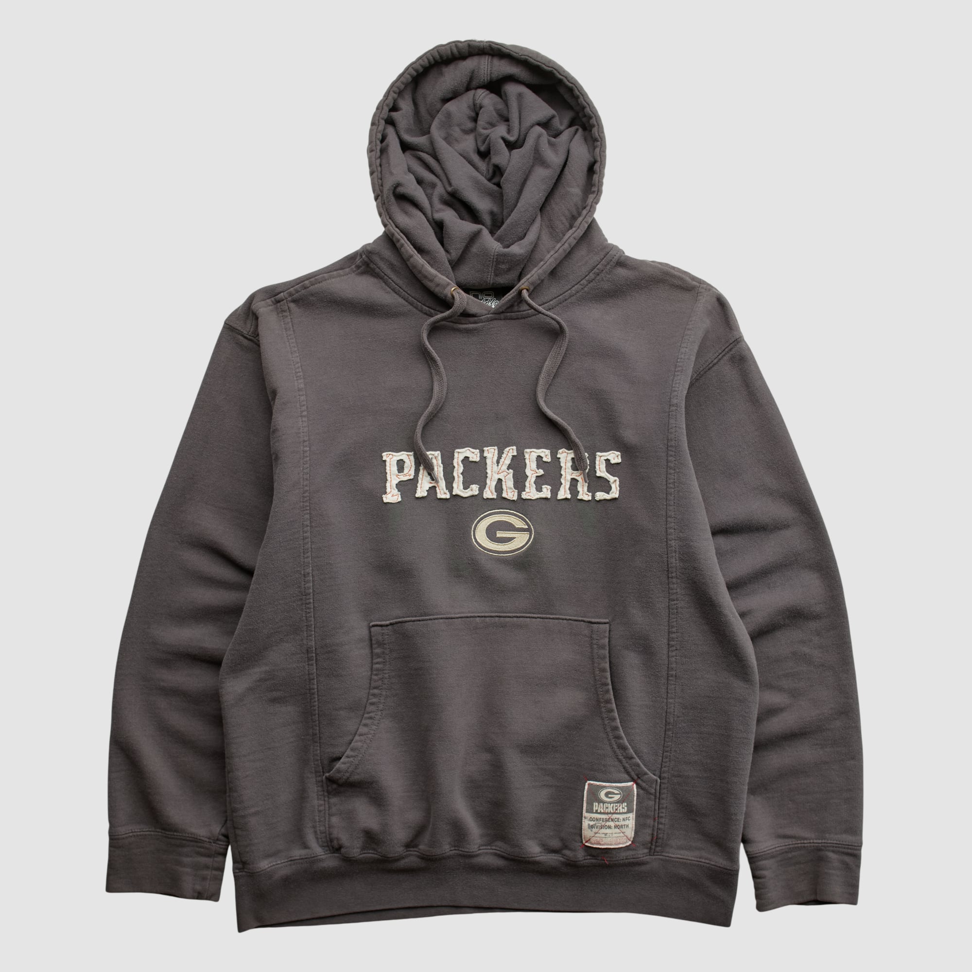 Green Bay Packers NFL 2010s Hooded Pullover Sweatshirt - Gray - S