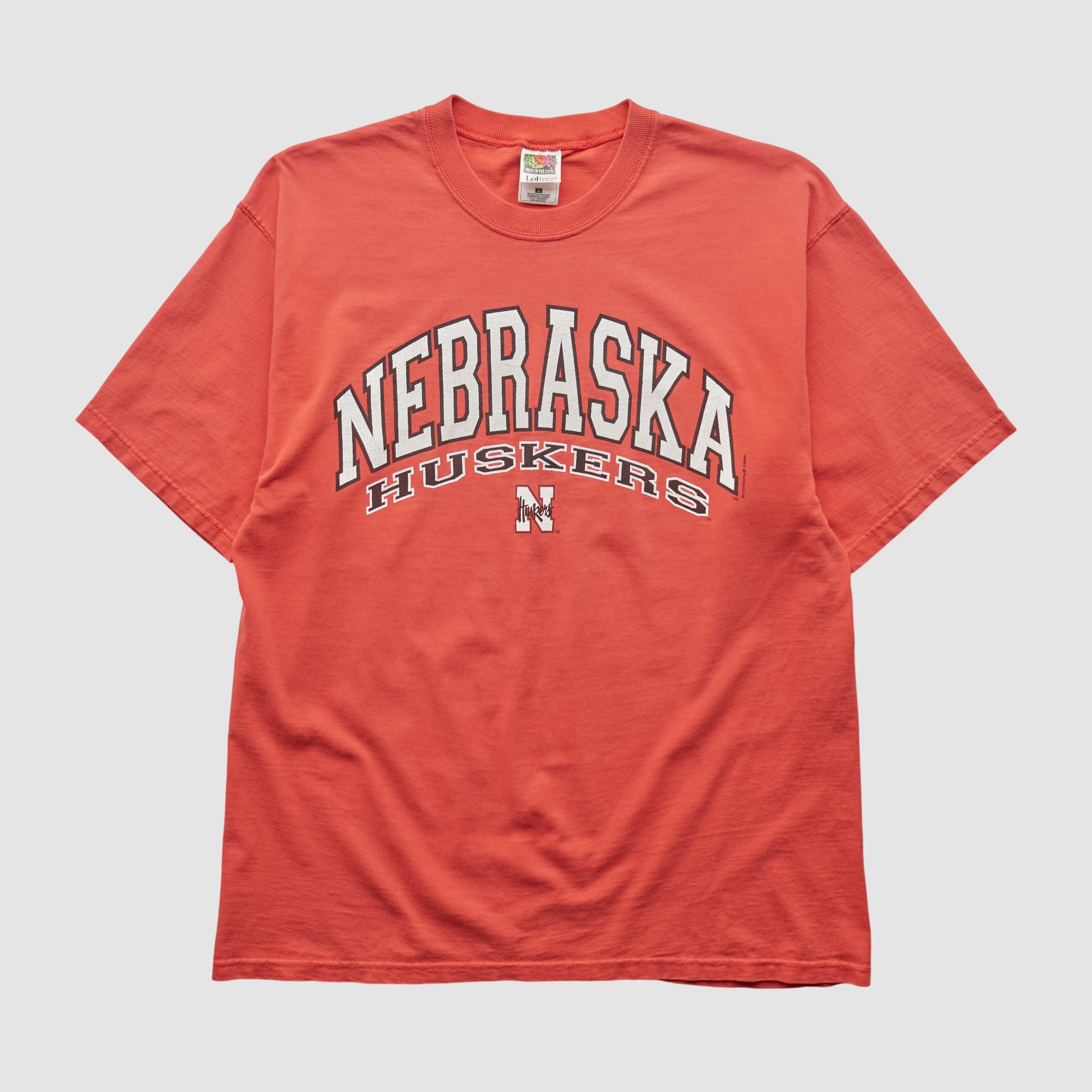 Nebraska Huskers Fruit of The Loom 2000s T-shirt - Red - M