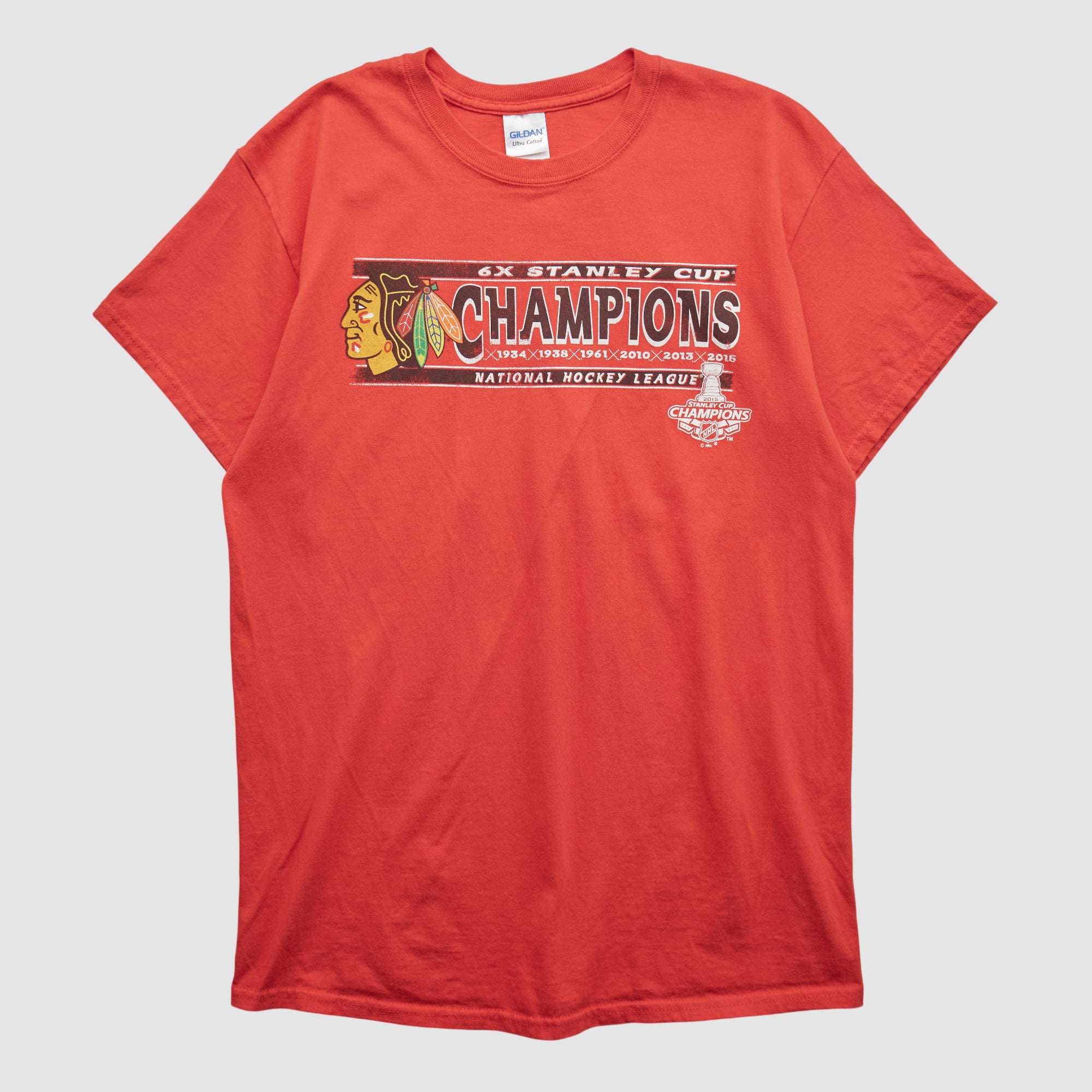 Chicago Blackhawks Gildan 2015 T-shirt - Red - S
