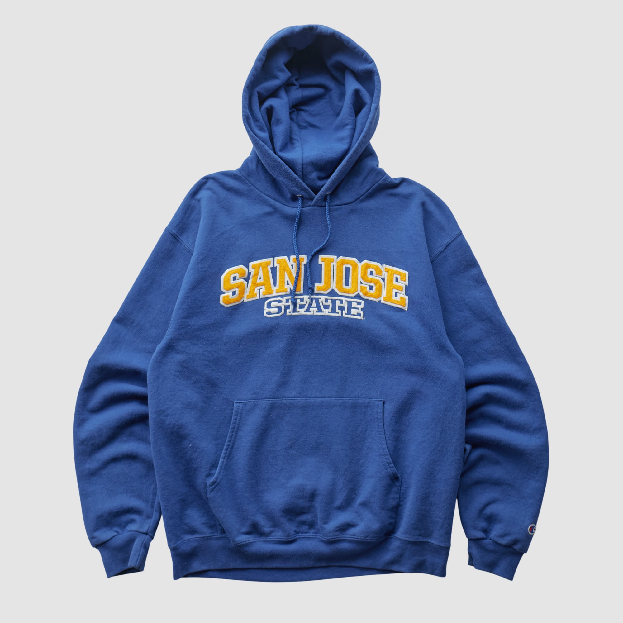 San Jose State Spartans Champion 2000s Hooded Pullover Sweatshirt - Blue - XXS