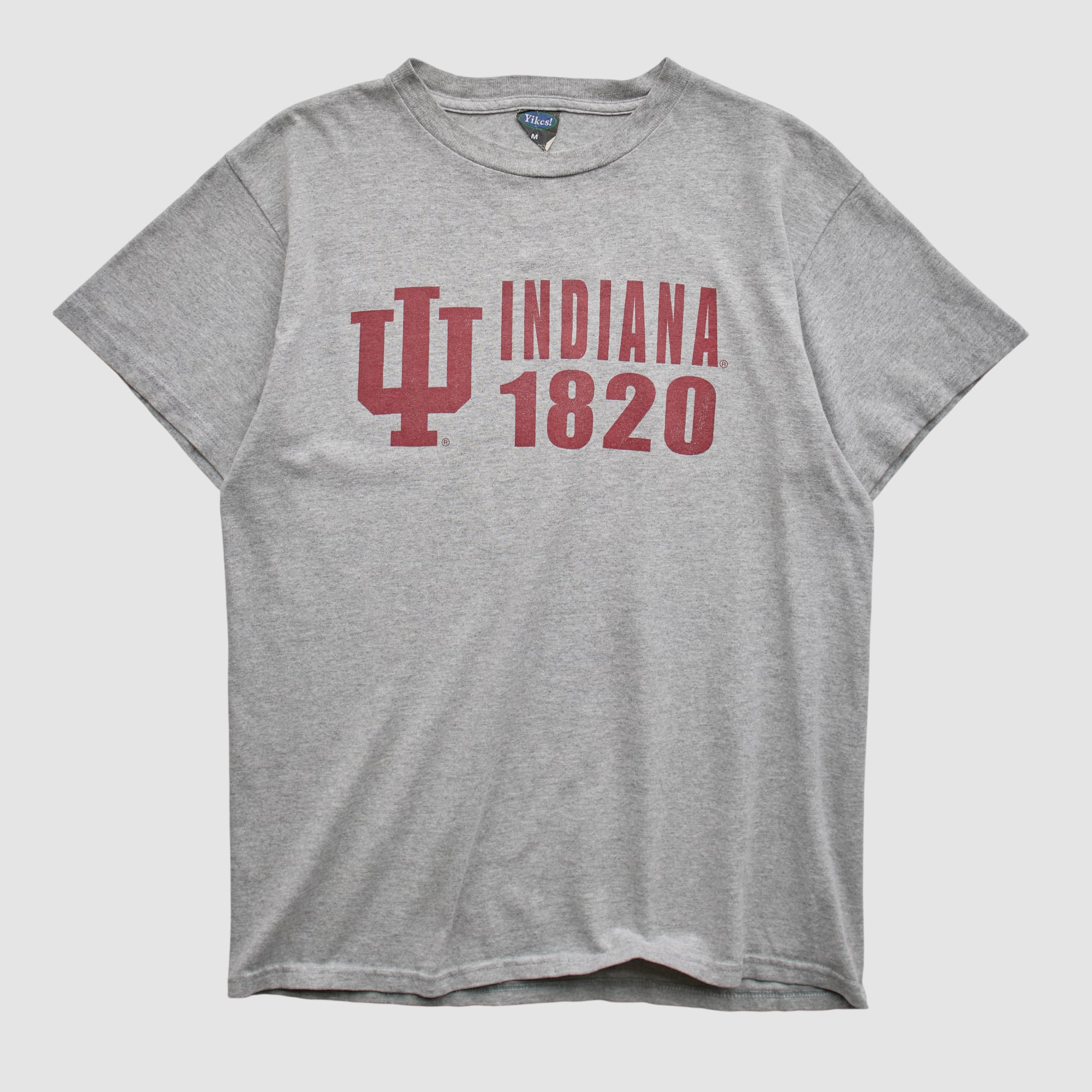 Indiana Hoosiers Yikes! 2000s T-shirt - Heather Gray - S