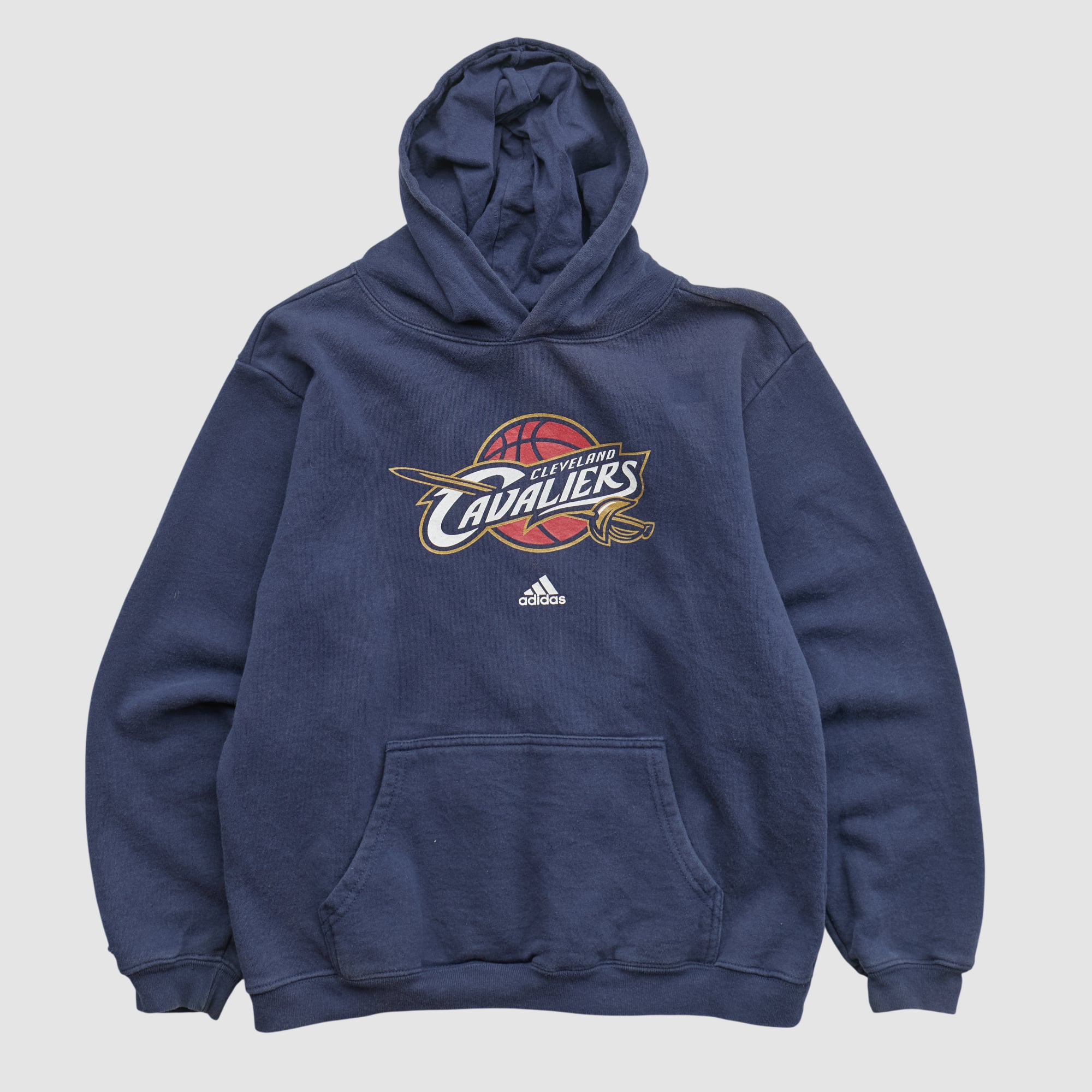 Cleveland Cavaliers Adidas 2000s Hooded Pullover Sweatshirt - Navy - XXS