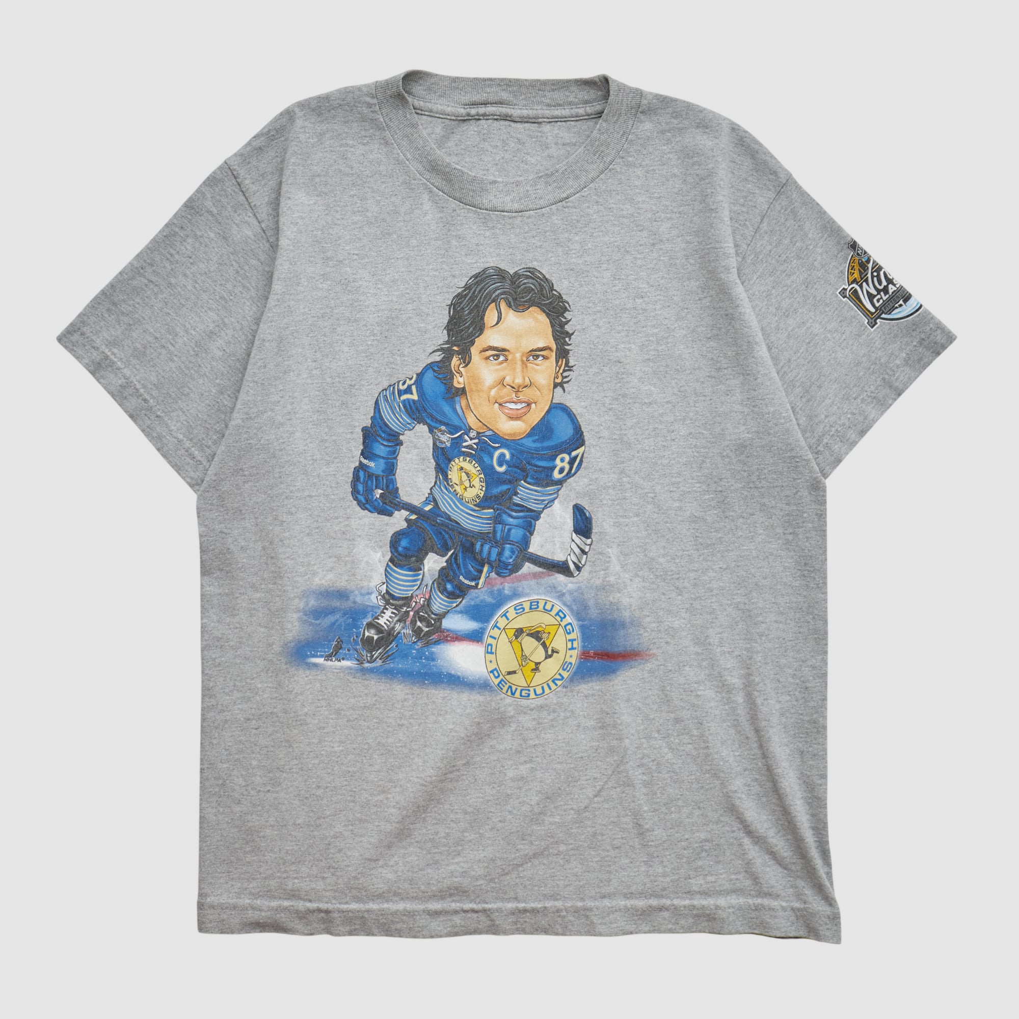 Sidney Crosby 2000s T-shirt - Heather Gray - XS
