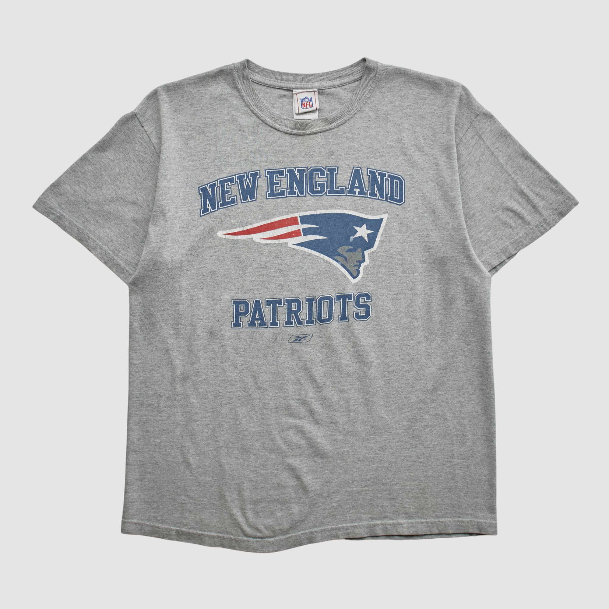 New England Patriots NFL 2000s T-shirt - Heather Gray - S