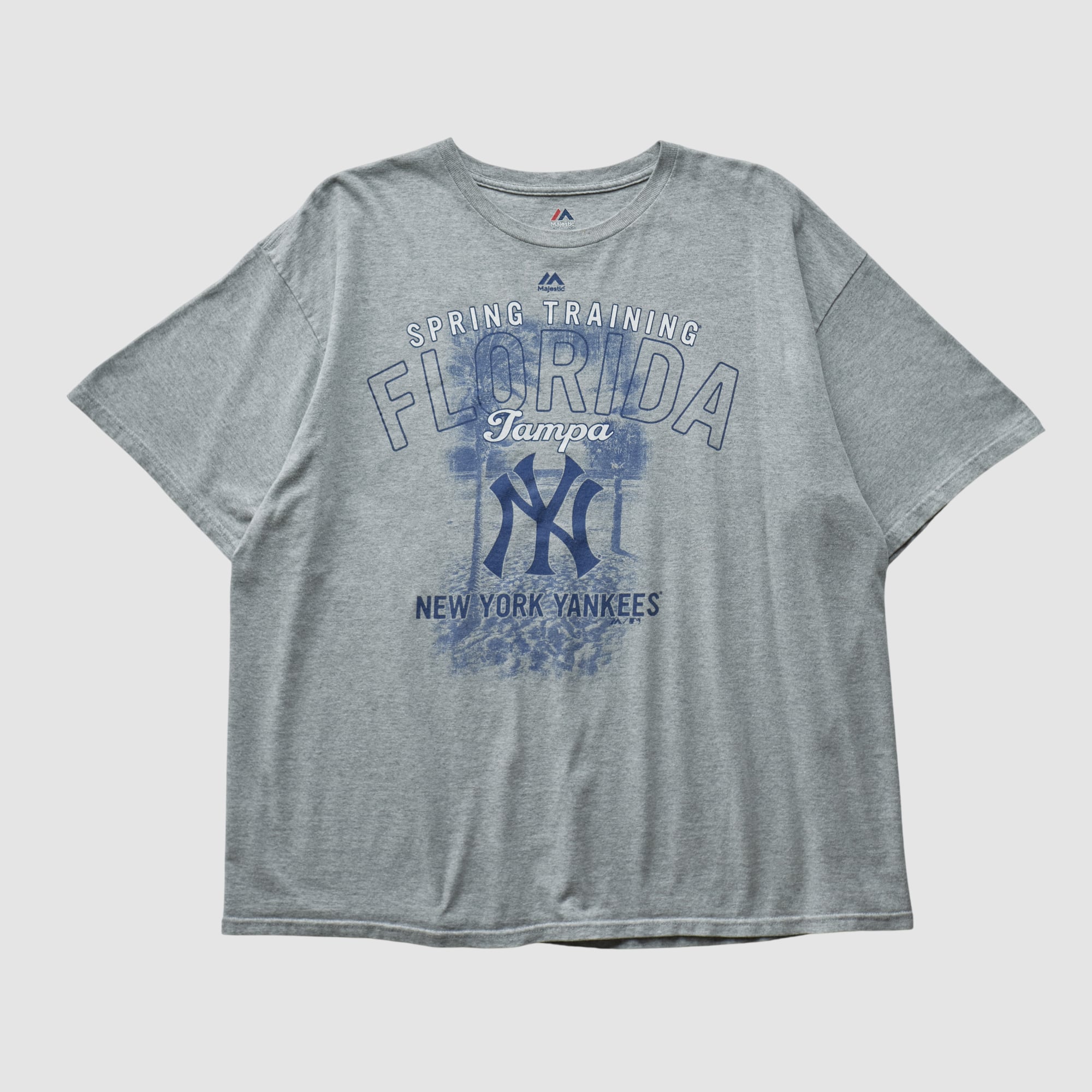 New York Yankees Majestic 2010s T-shirt - Heather Gray - 2XL