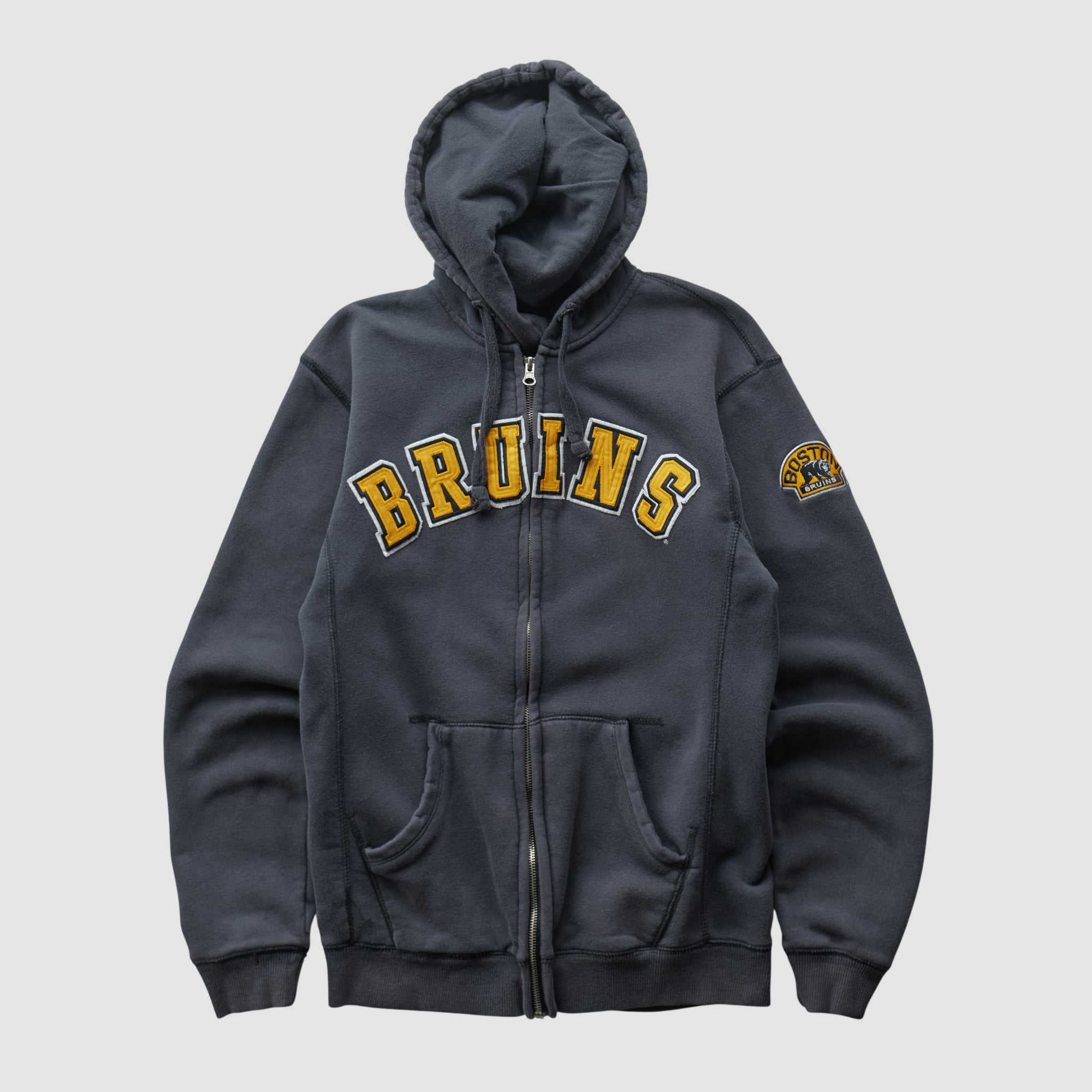Boston Bruins Gear For Sports 2010s Hooded Full Zip Sweatshirt - Black - XXS