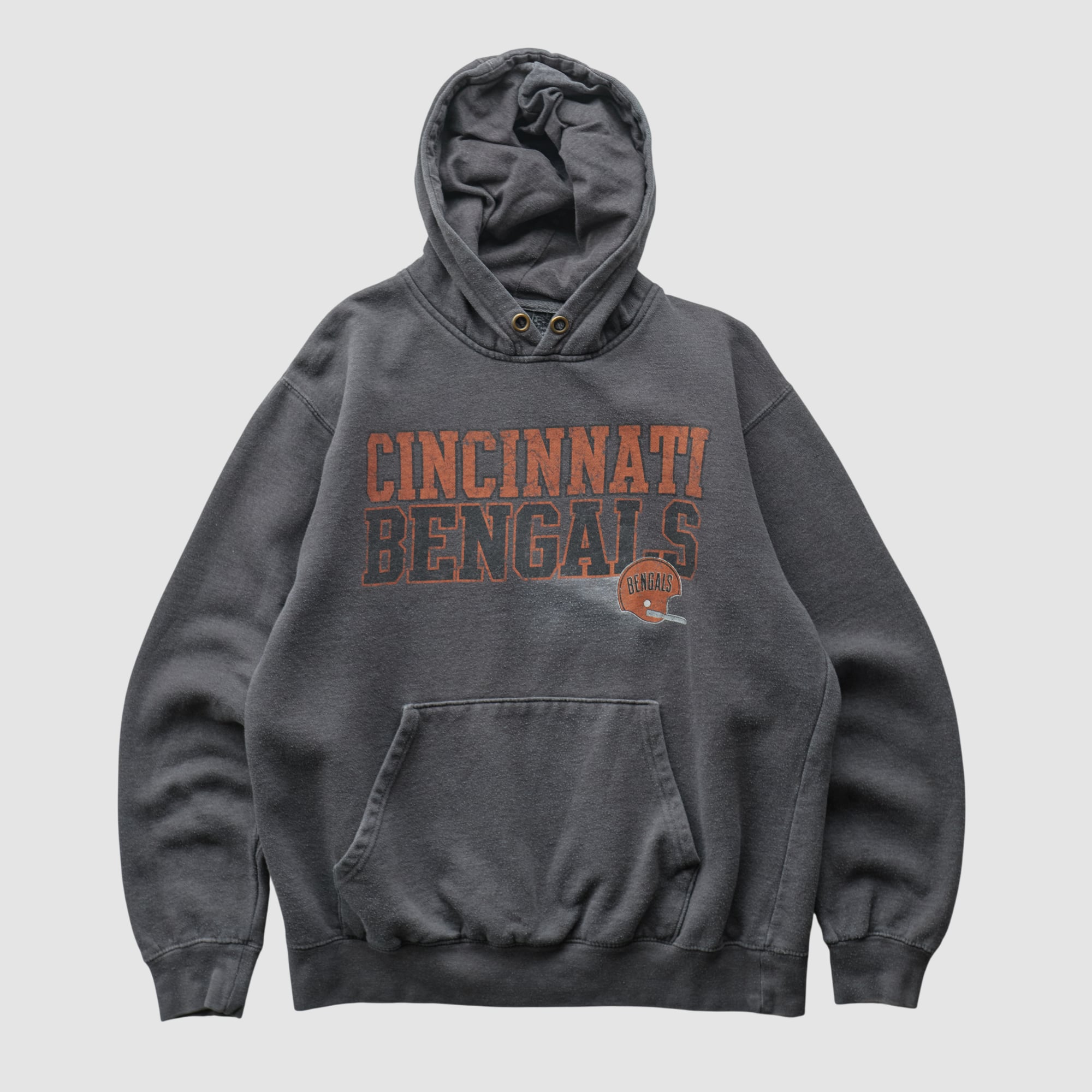 Cincinnati Bengals NFL 2010s Hooded Pullover Sweatshirt - Charcoal - S