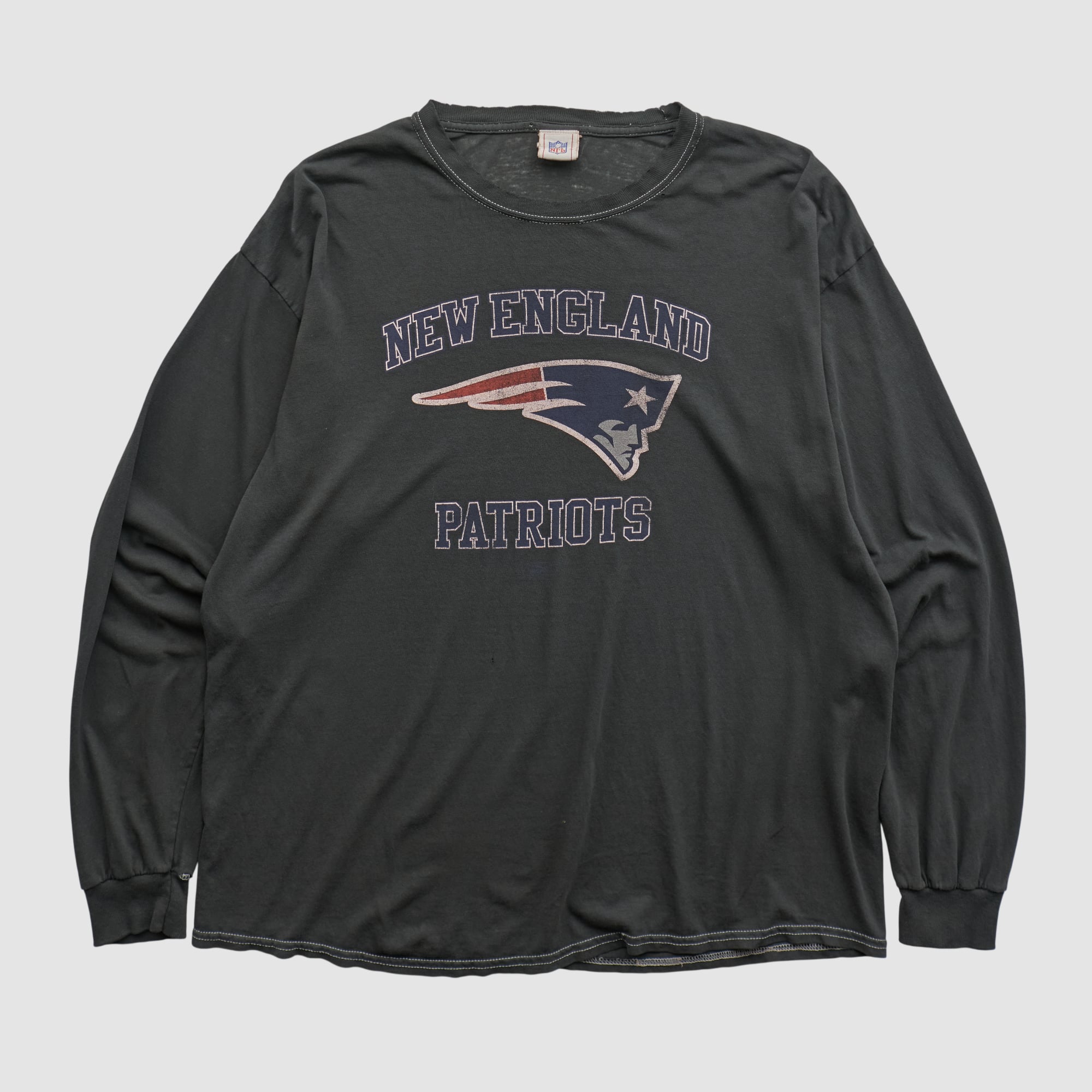 New England Patriots NFL 2000s Long Sleeve T-shirt - Black - M