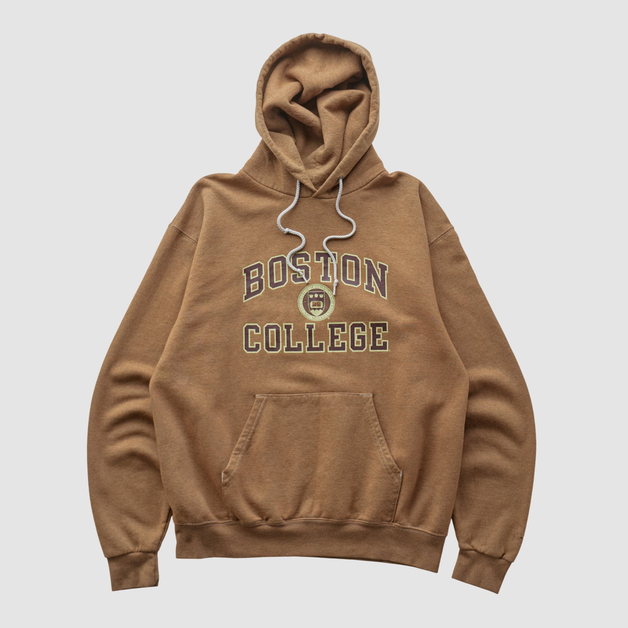 Boston College Eagles Champion 2010s Hooded Pullover Sweatshirt - Clay - XXS