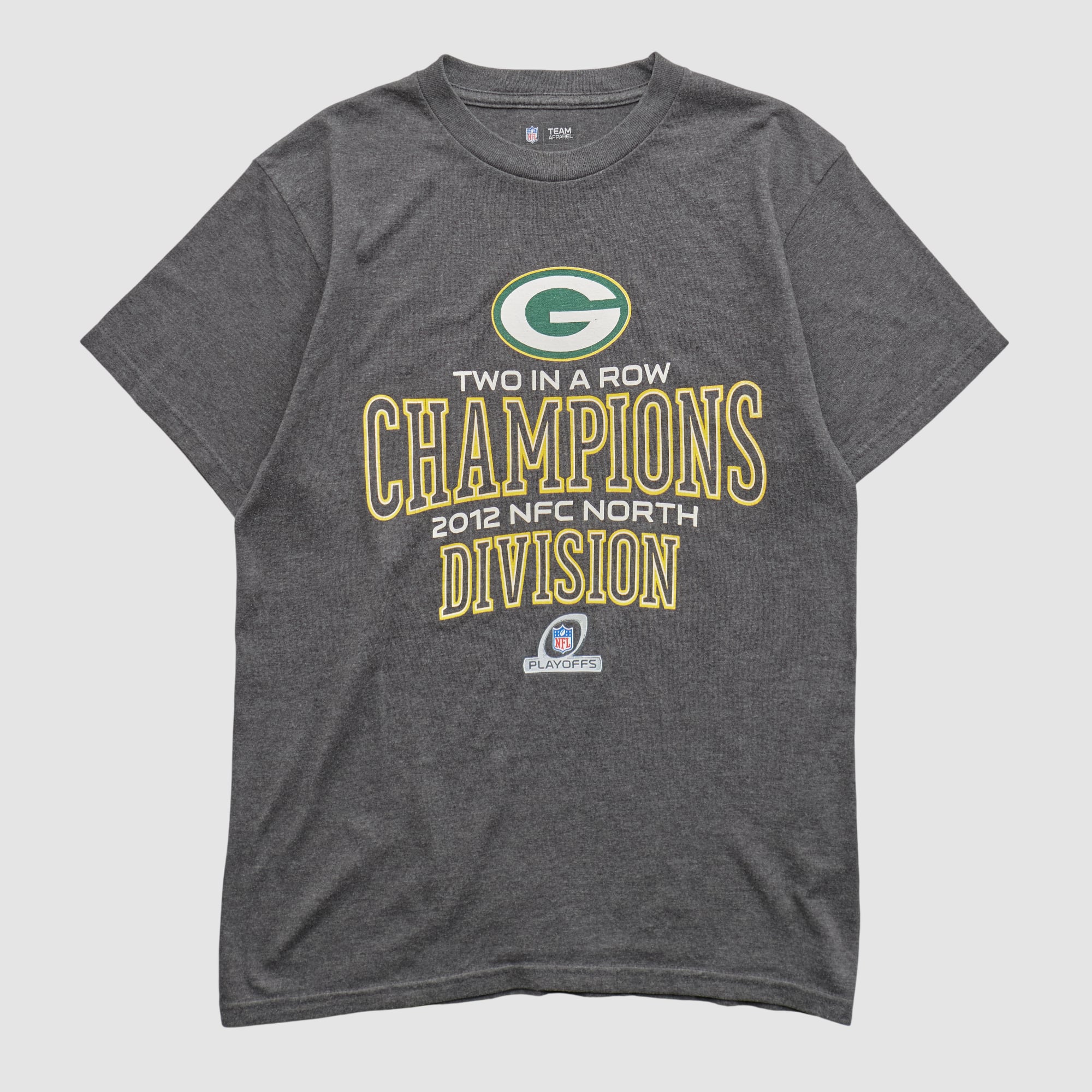 Green Bay Packers NFL 2012 T-shirt - Dark Heather Gray - S