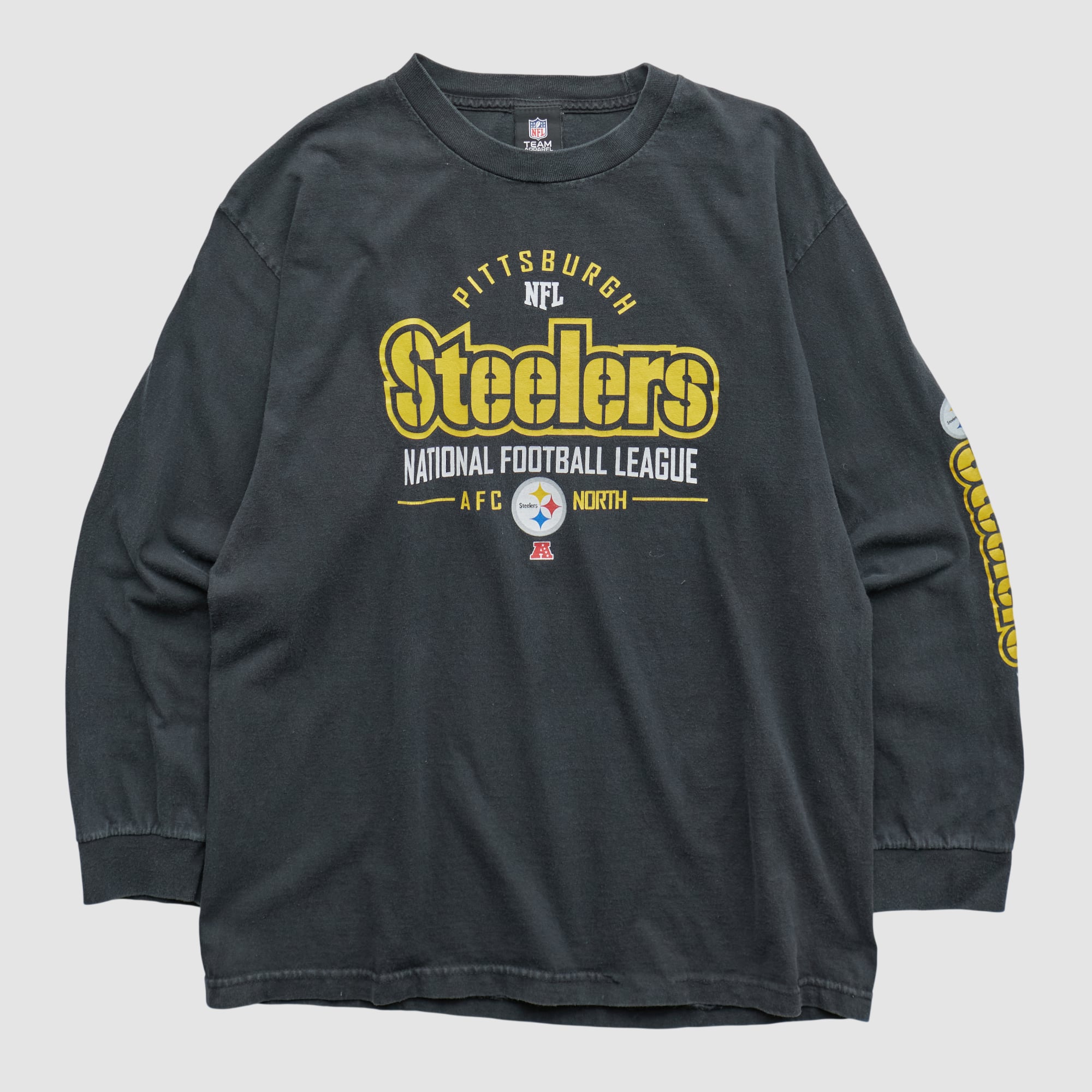 Pittsburgh Steelers NFL 2010s Long Sleeve T-shirt - Black - M