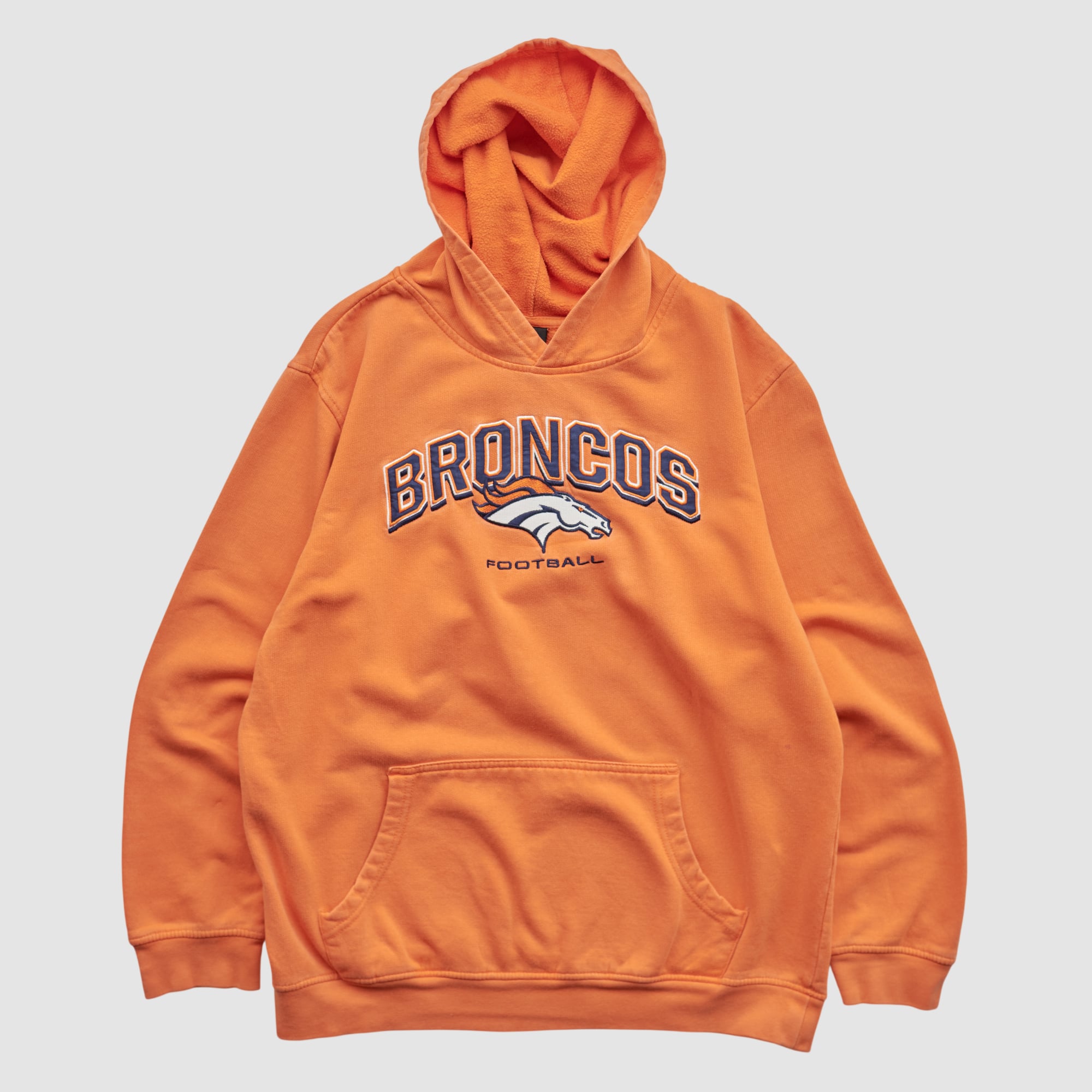 Denver Broncos NFL 2010s Hooded Pullover Sweatshirt - Orange - XXS