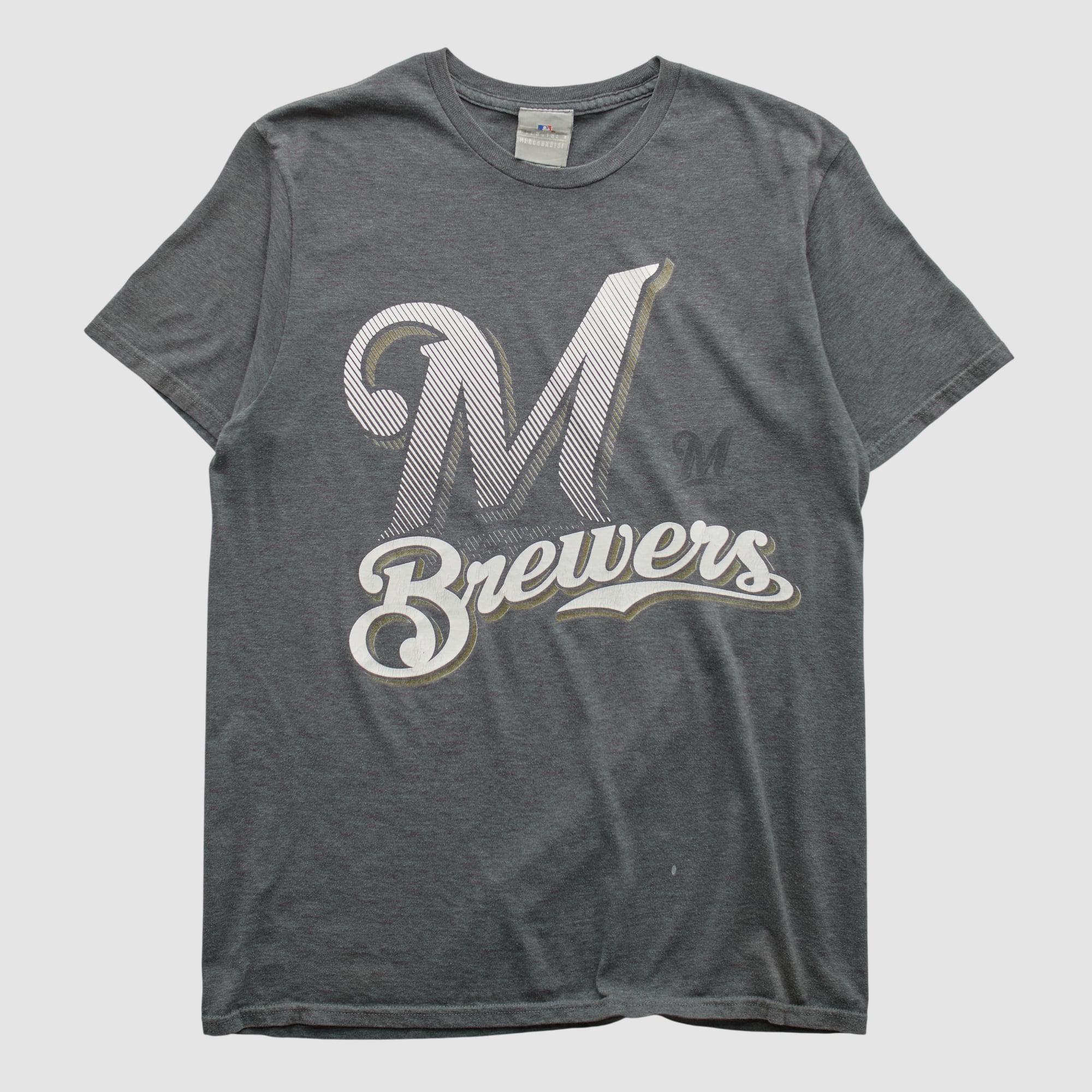 Milwaukee Brewers Genuine Merchandise 2000s T-shirt - Dark Heather Gray - S