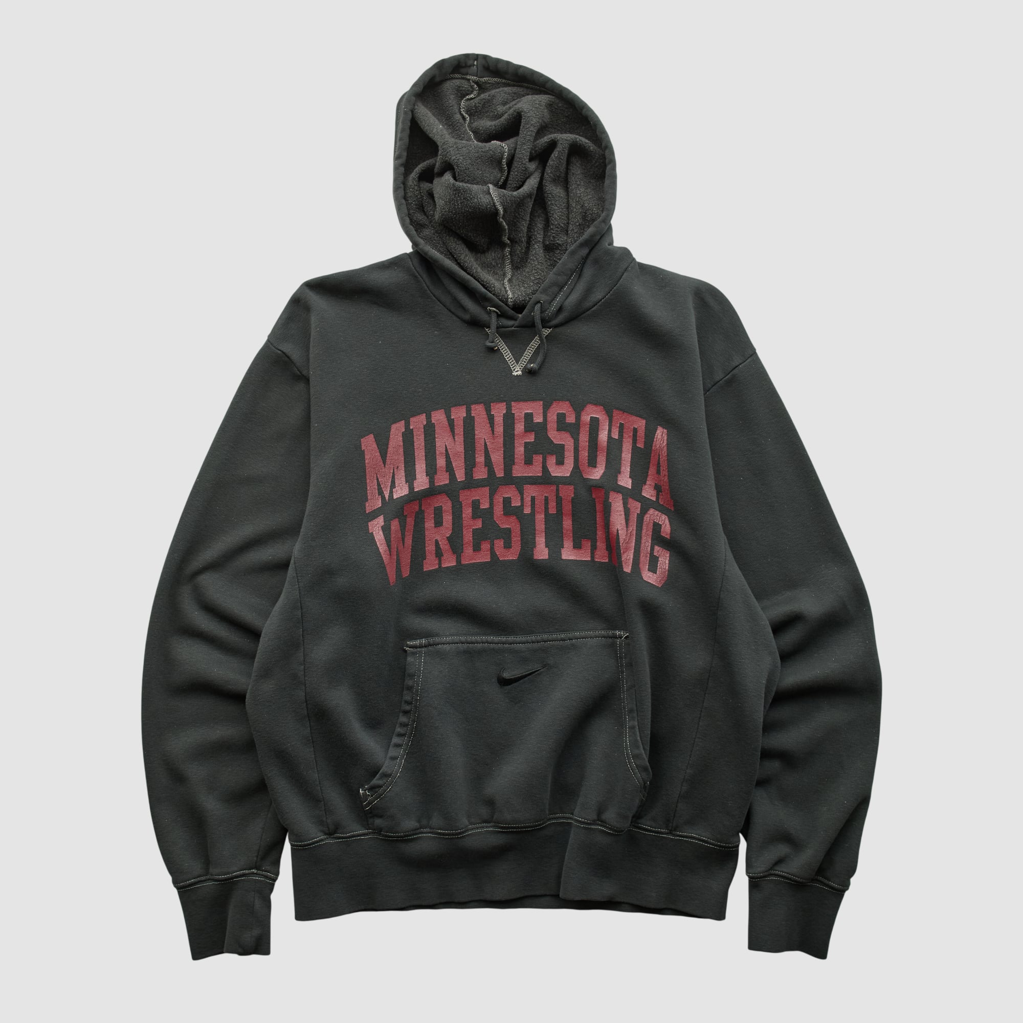 Minnesota Golden Gophers Nike 2000s Hooded Pullover Sweatshirt - Black - S