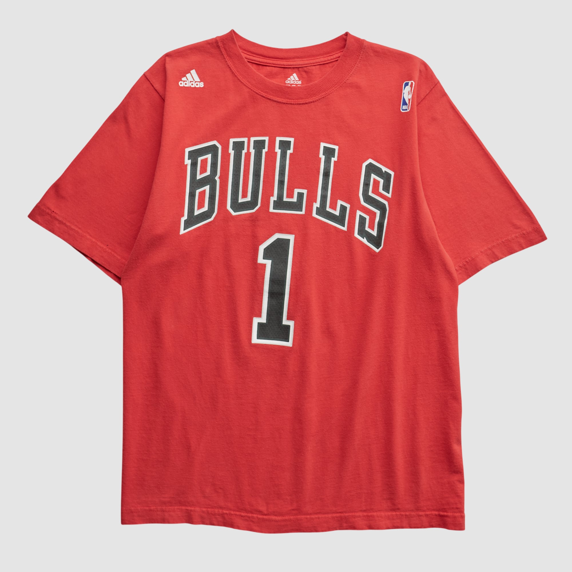 Chicago Bulls Adidas 2010s T-shirt - Red - S