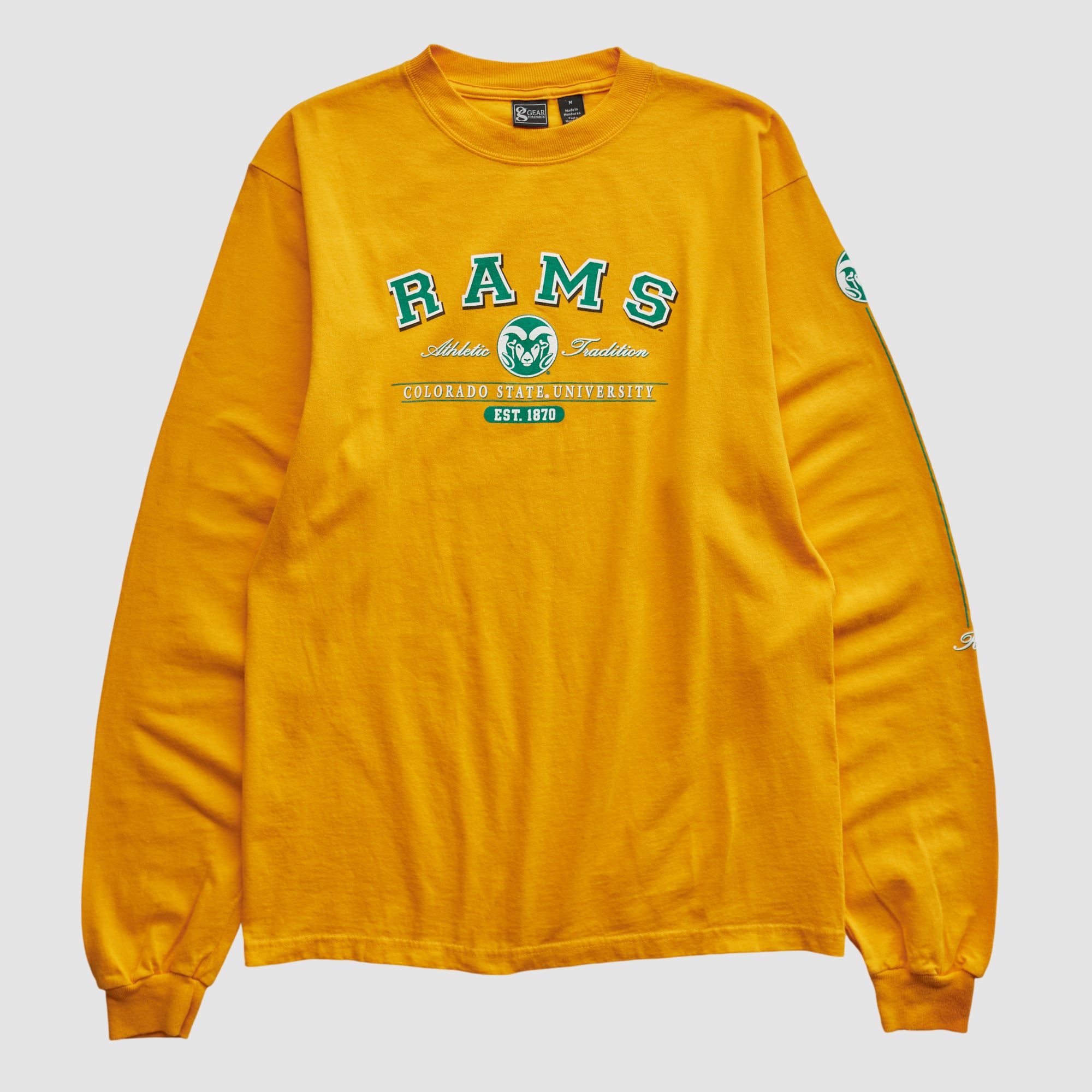 Colorado State Rams Gear For Sports 2000s Long Sleeve T-shirt - Yellow - S