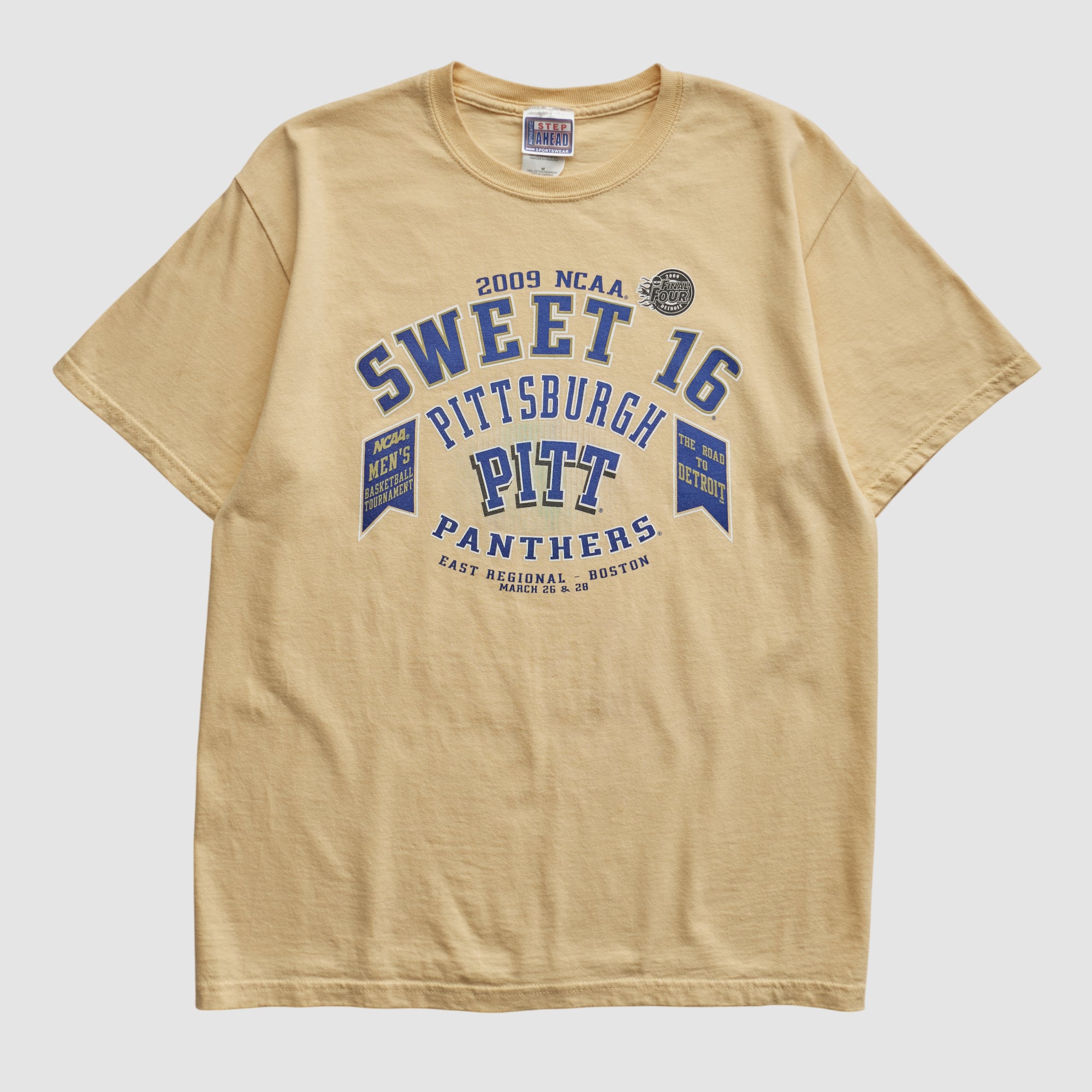 Pitt Panthers Step Ahead Sportswear 2009 T-shirt - Yellow - S