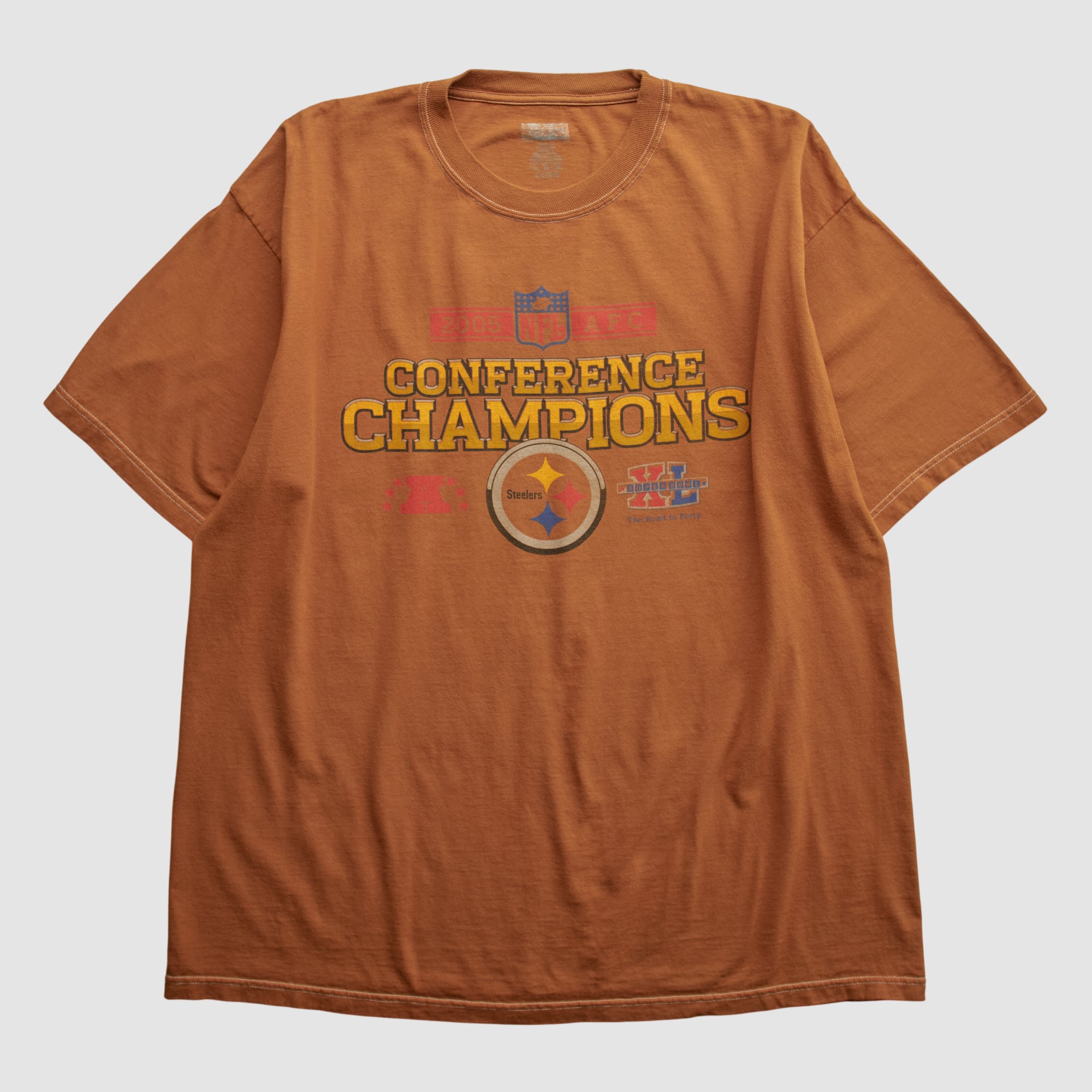 Pittsburgh Steelers Reebok 2006 T-shirt - Clay - 2XL