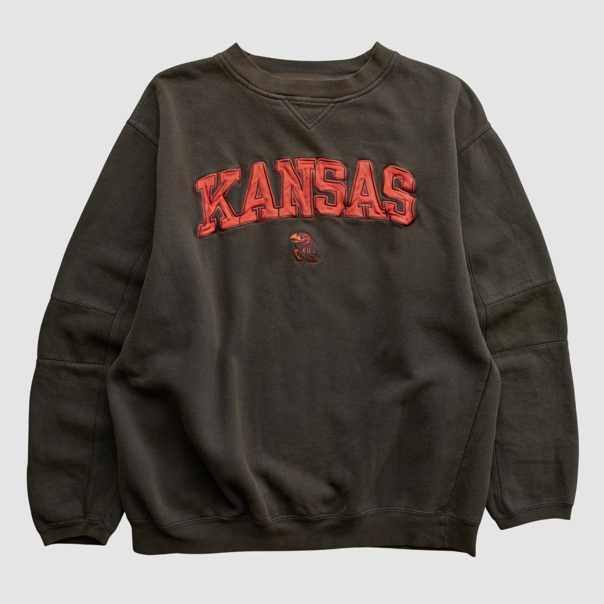 Kansas Jayhawks CADRE 2010s Pullover Sweatshirt - Black - S