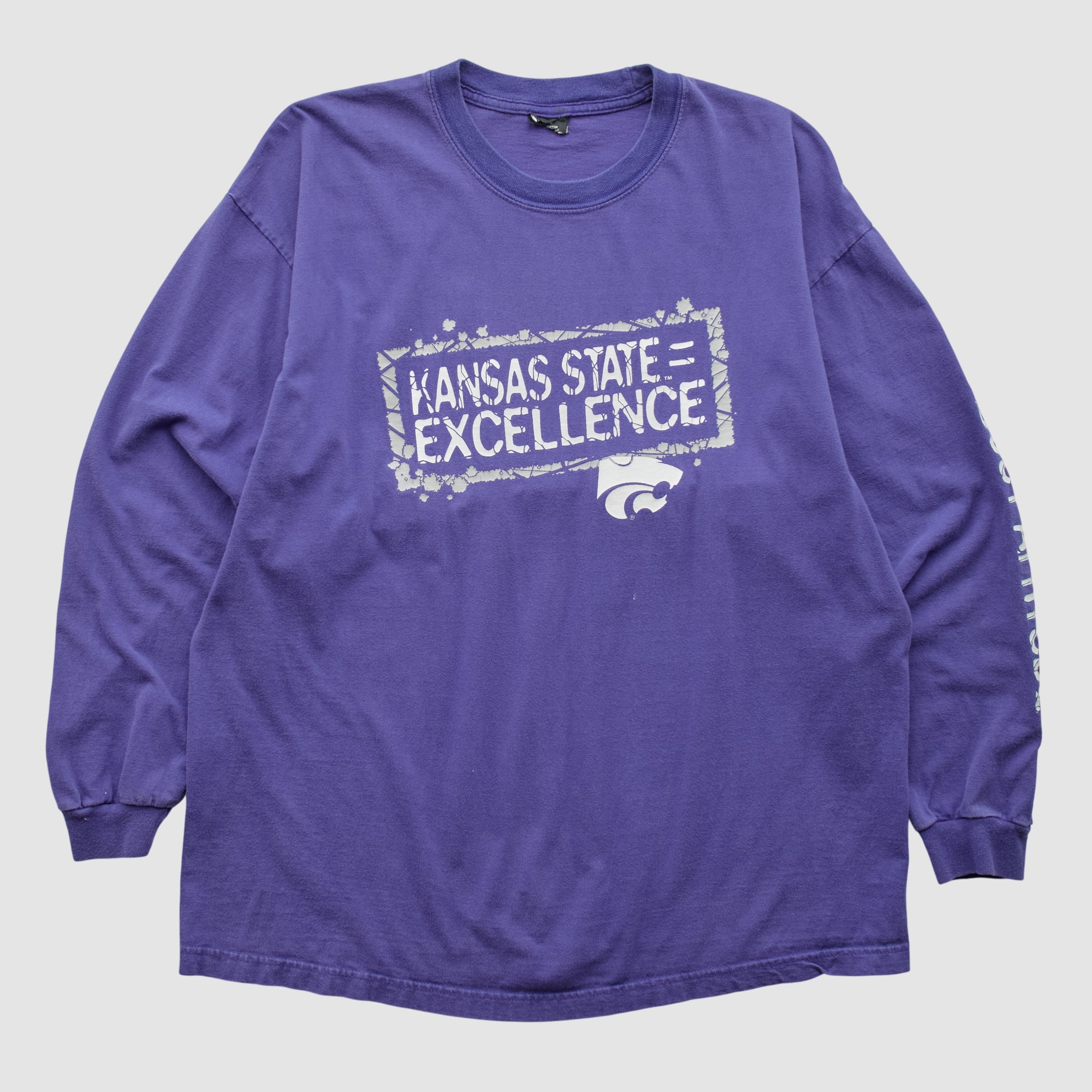 Kansas State Wildcats 2000s Long Sleeve T-shirt - Purple - M