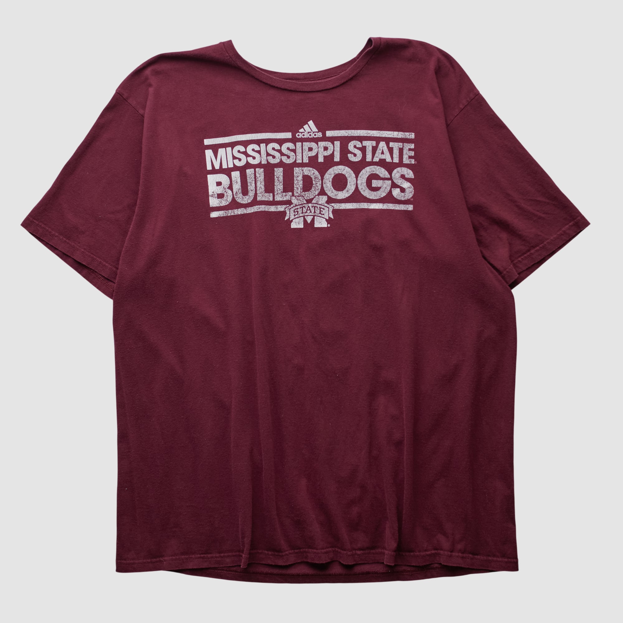 Mississippi State Bulldogs Adidas 2010s T-shirt - Maroon - XL