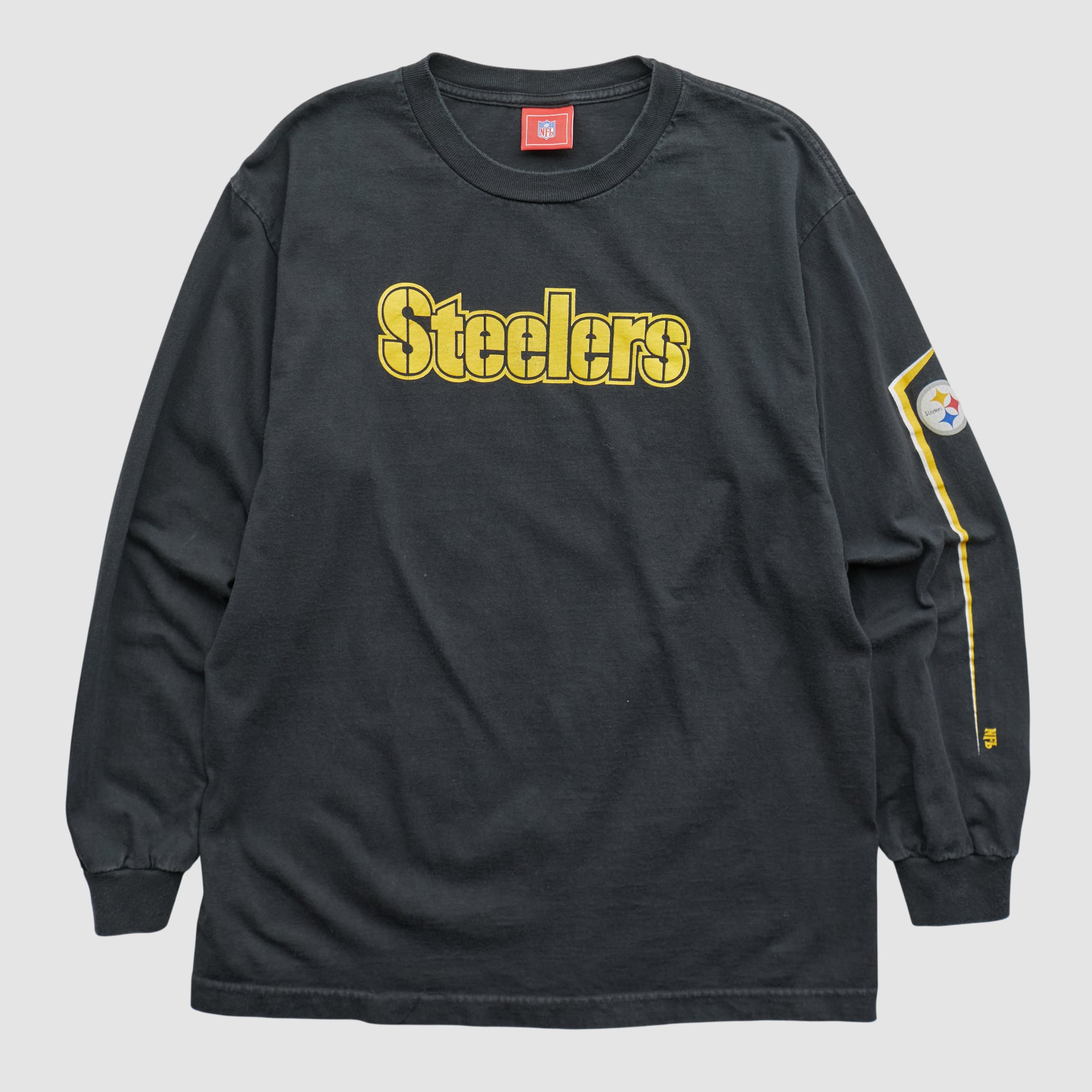 Pittsburgh Steelers NFL 2000s Long Sleeve T-shirt - Black - M