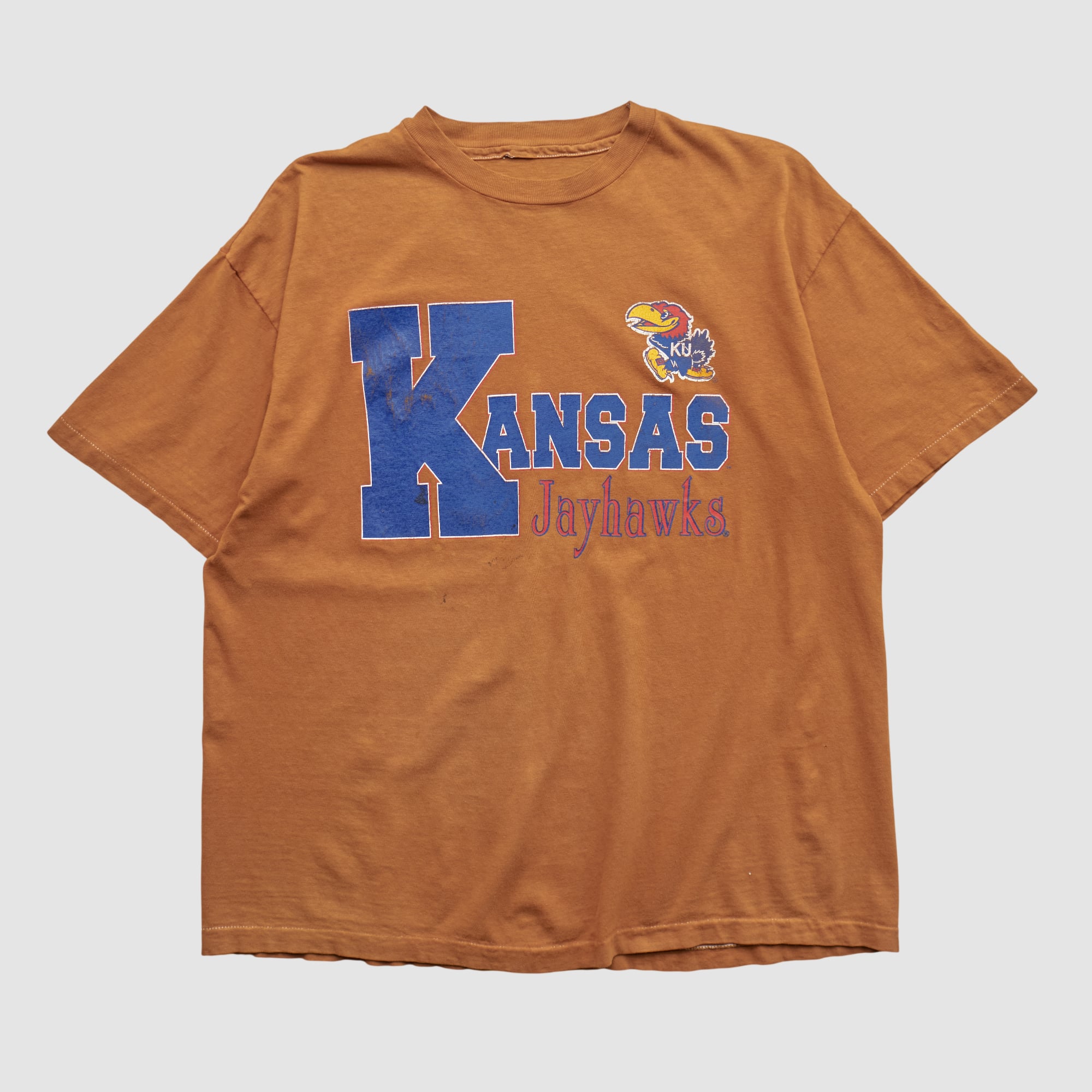 Kansas Jayhawks 90s T-shirt - Orange - M