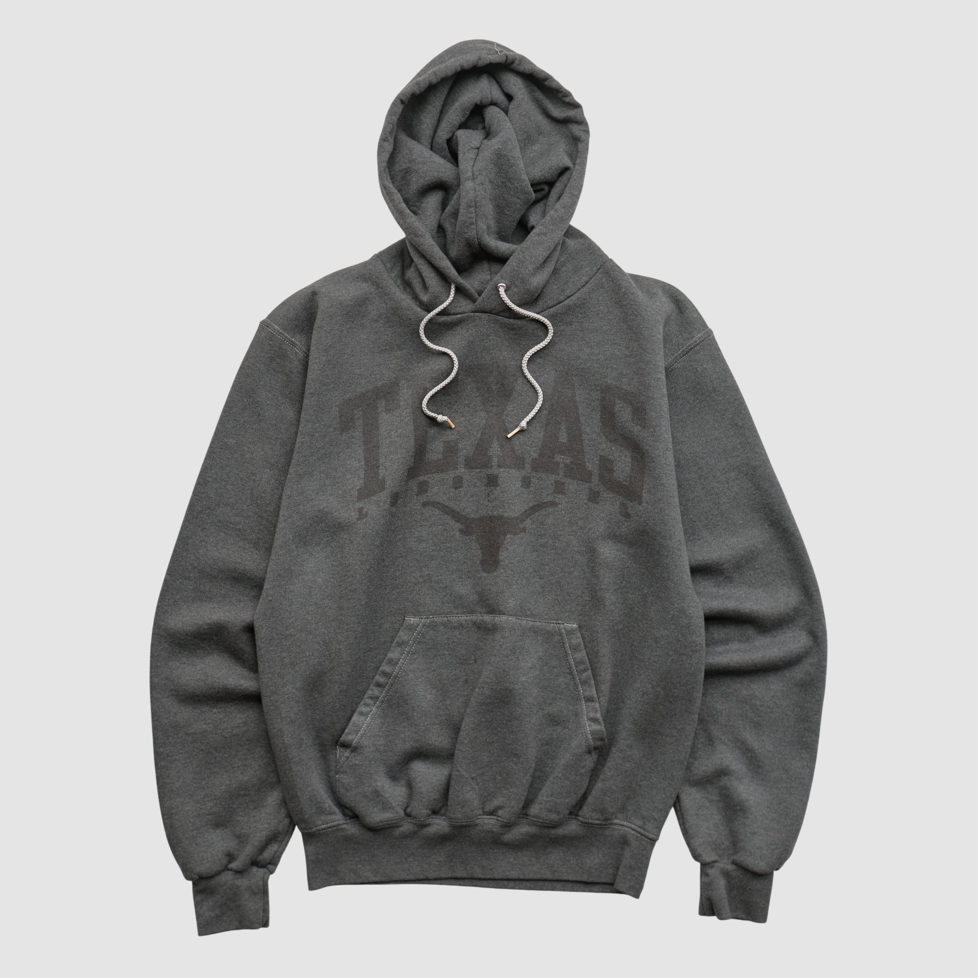 Texas Longhorns Champion 2000s Hooded Pullover Sweatshirt - Charcoal - XXS