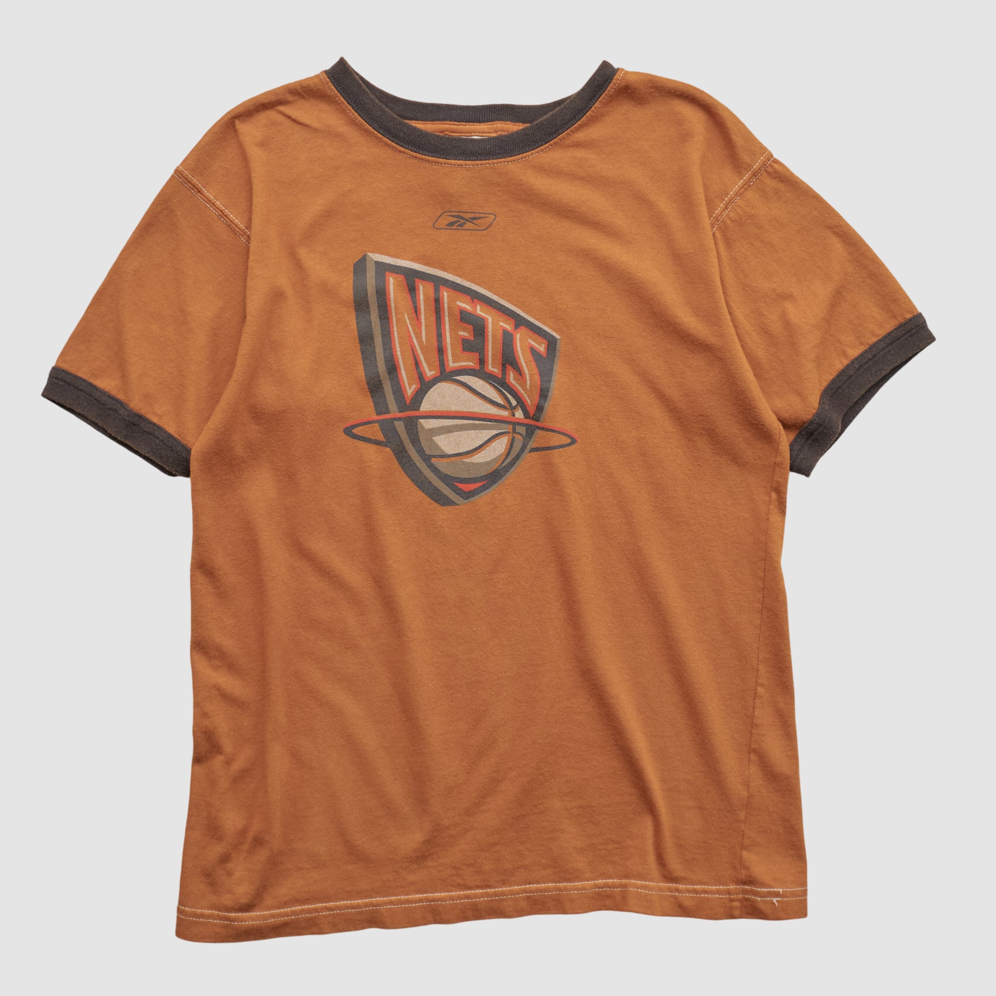 Brooklyn Nets Reebok 2000s T-shirt - Orange - XS